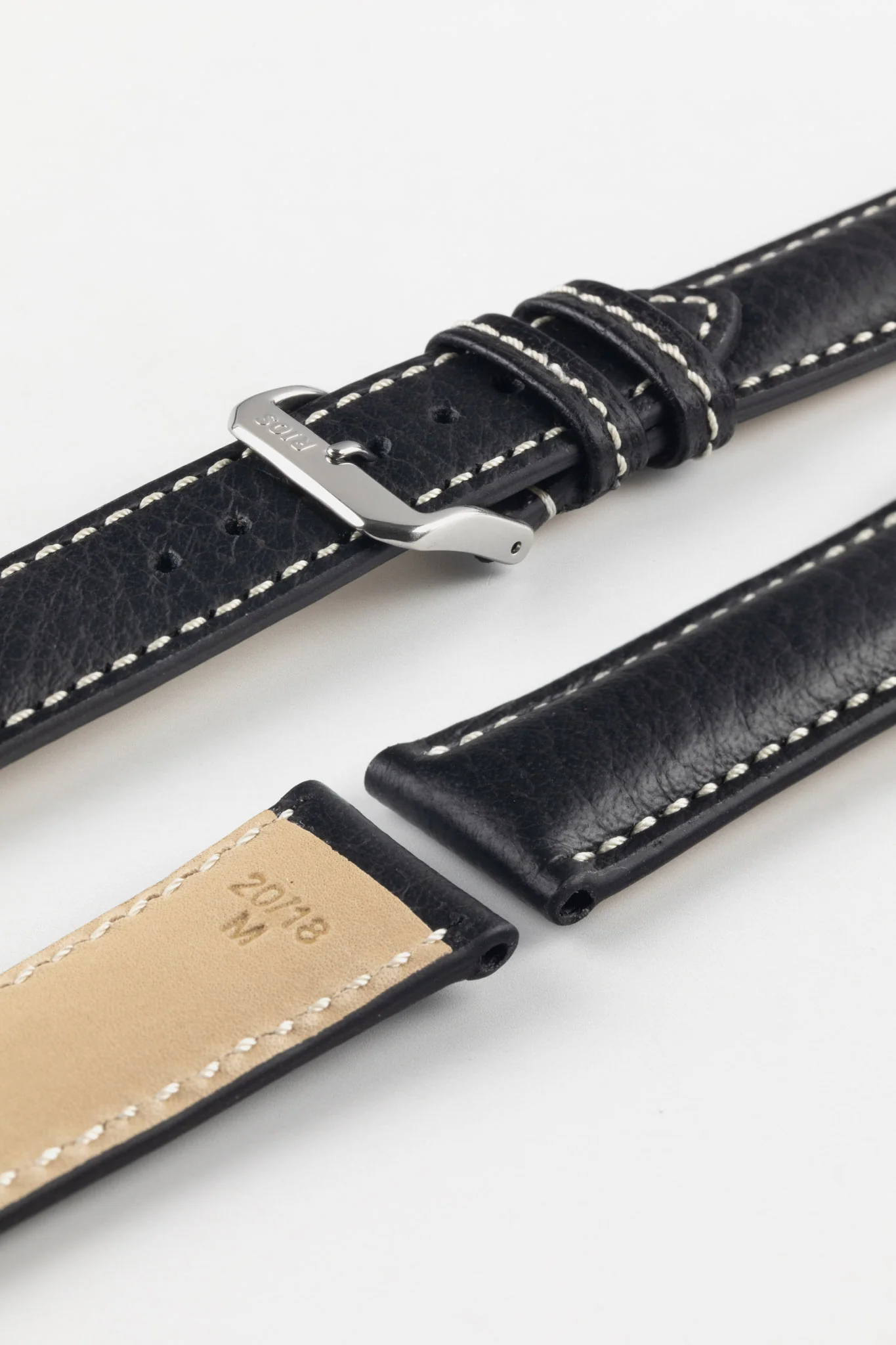 RIOS1931 MONTANA Buffalo Watch Strap in BLACK - Image 7