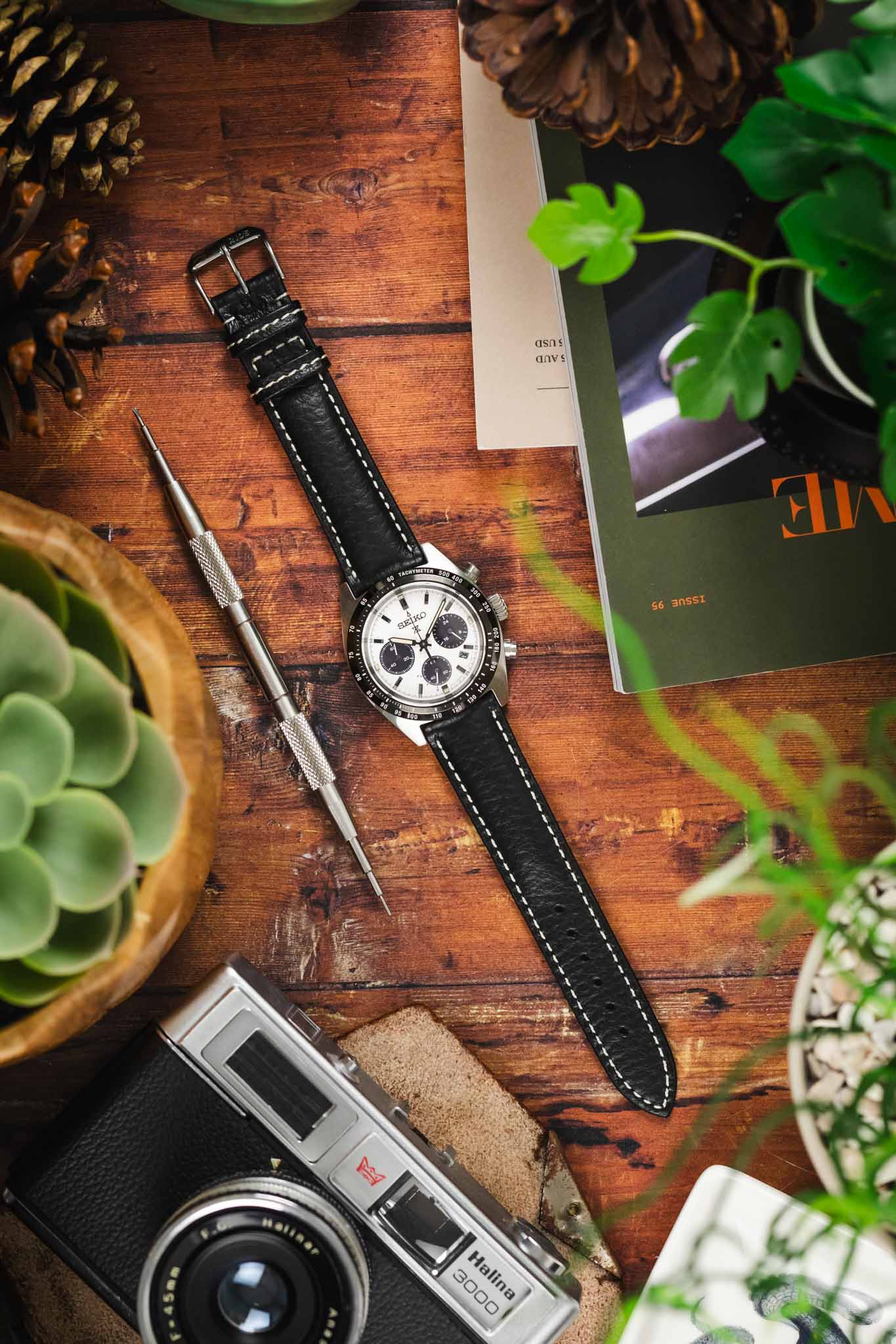 RIOS1931 MONTANA Buffalo Watch Strap in BLACK - Image 9