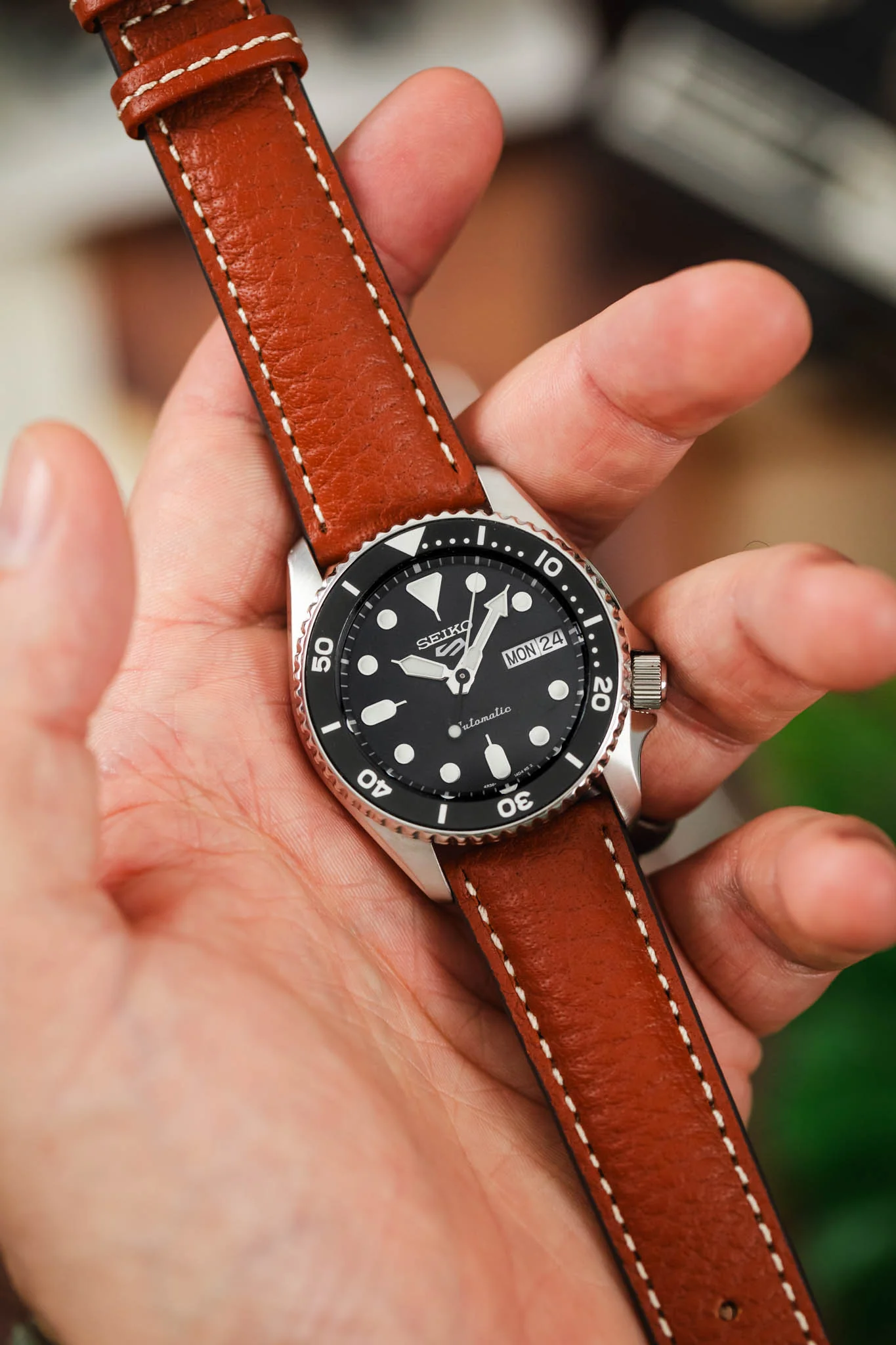 RIOS1931 MONTANA Buffalo Watch Strap in COGNAC - Image 6