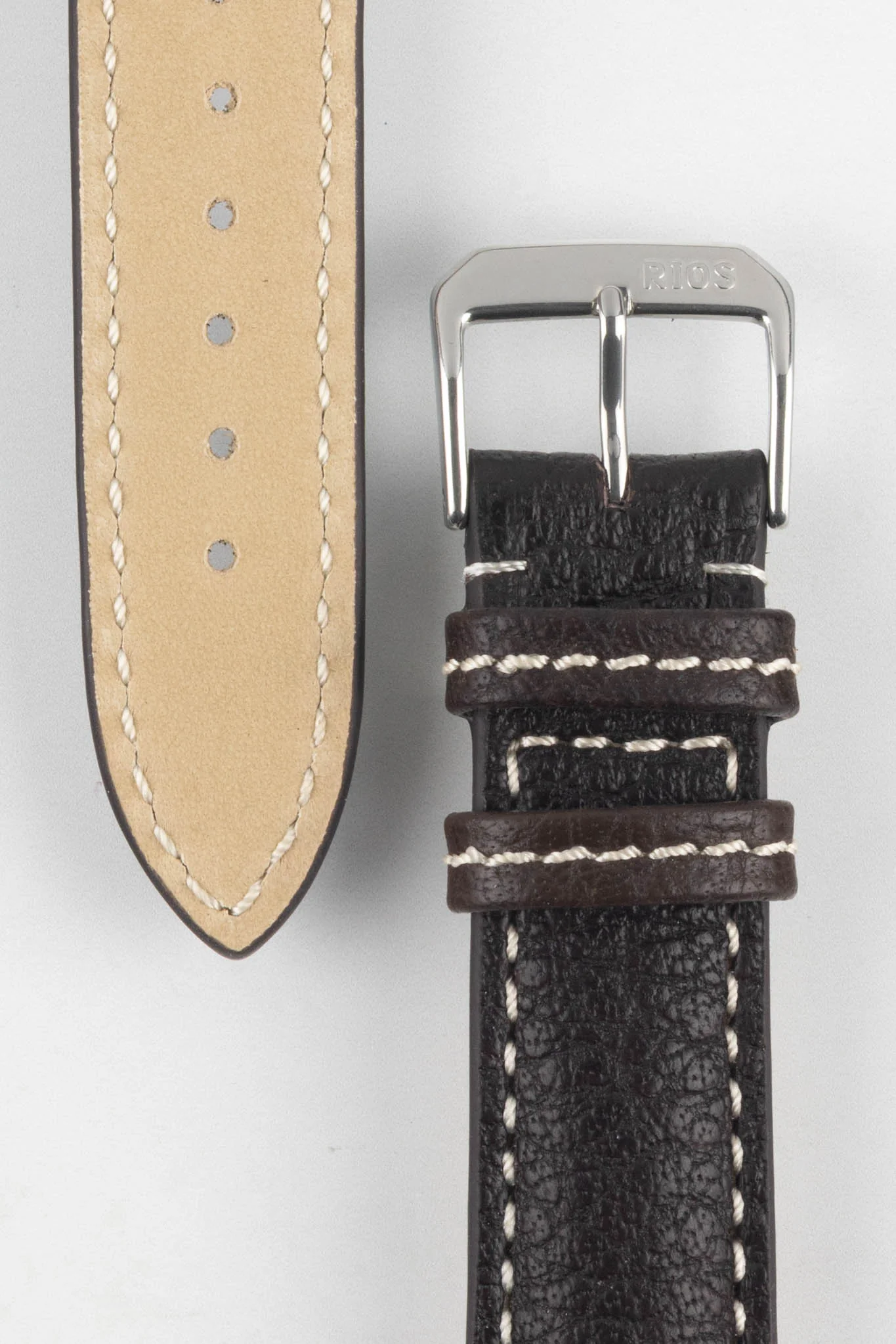 RIOS1931 MONTANA Buffalo Watch Strap in MOCHA - Image 3