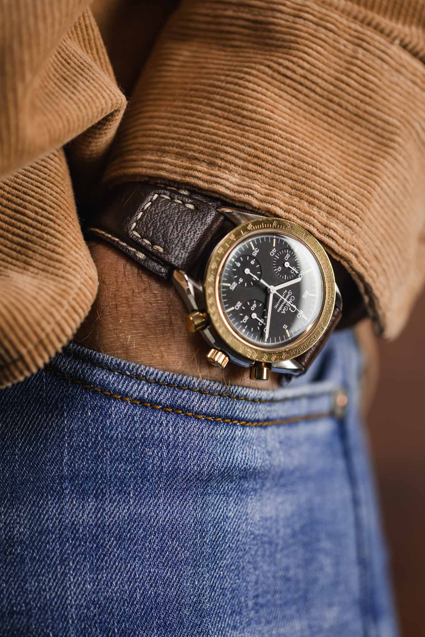 RIOS1931 NATURE Genuine Buffalo Leather Watch Strap in MOCHA - Image 6