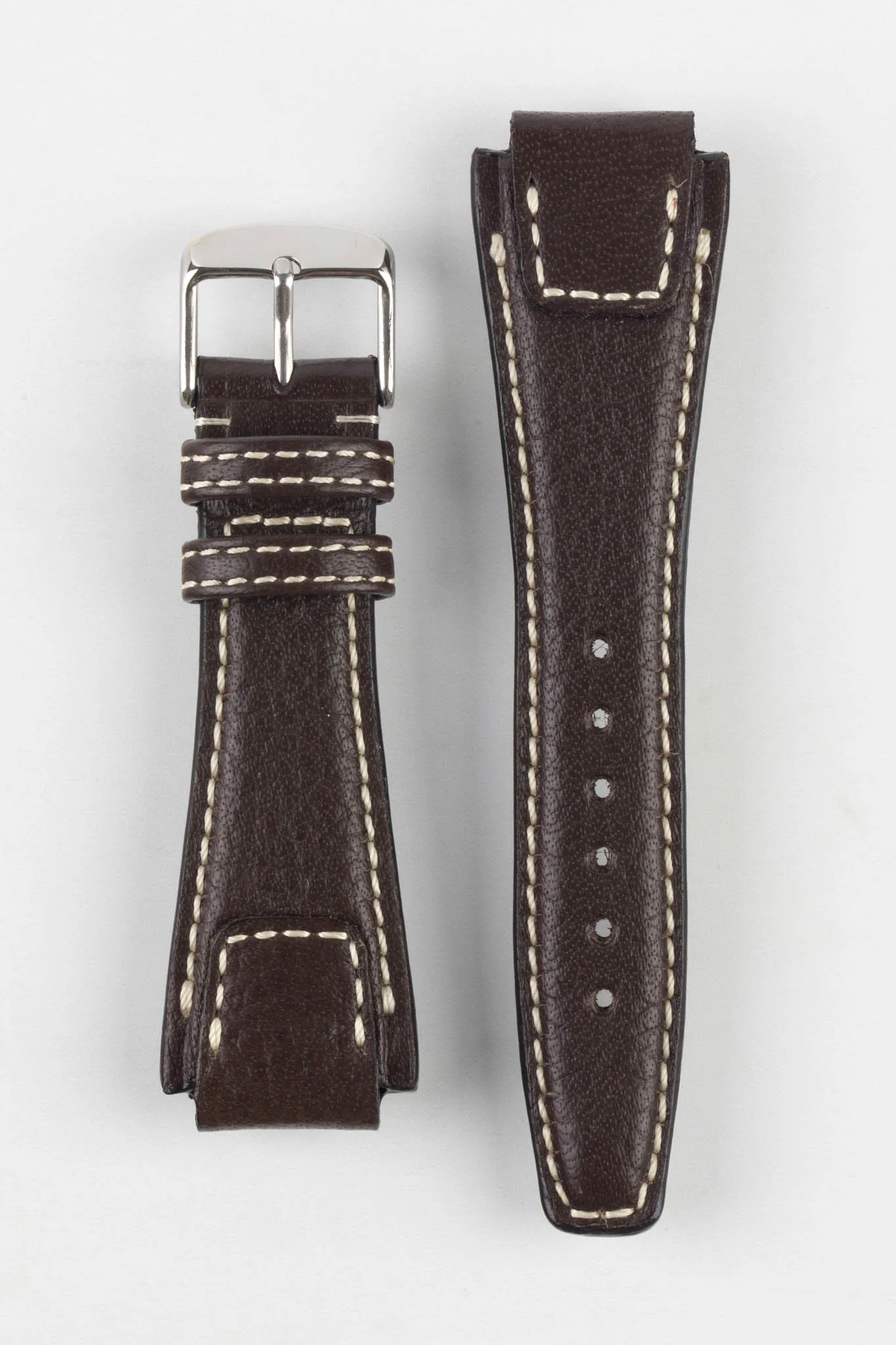 RIOS1931 NATURE Genuine Buffalo Leather Watch Strap in MOCHA - Image 8
