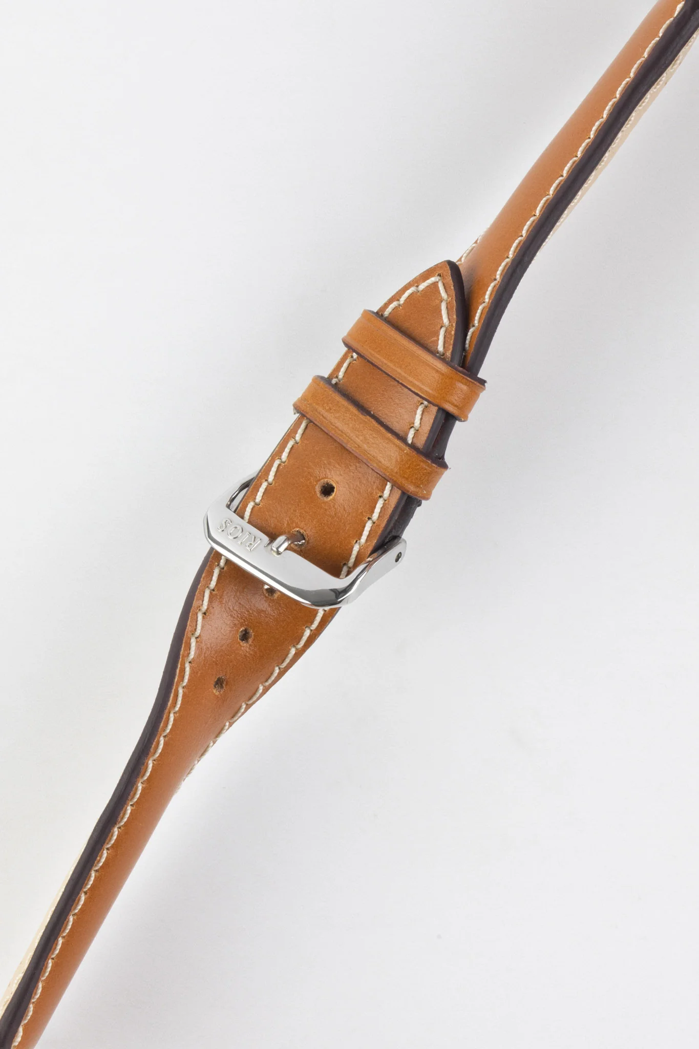 RIOS1931 NEW YORK Shell Cordovan Leather Watch Strap in HONEY - Image 5
