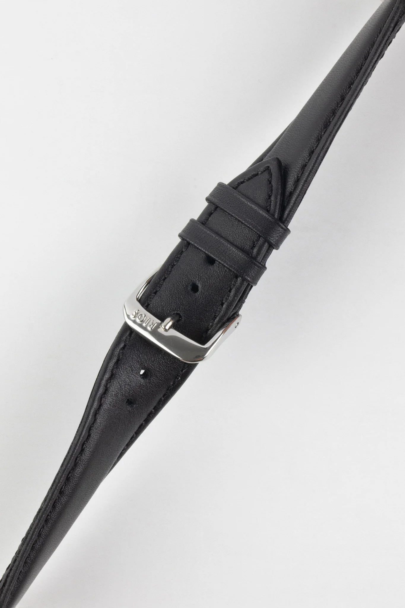 RIOS1931 OFF SHORE Hydrophobic Leather Watch Strap in BLACK - Image 3