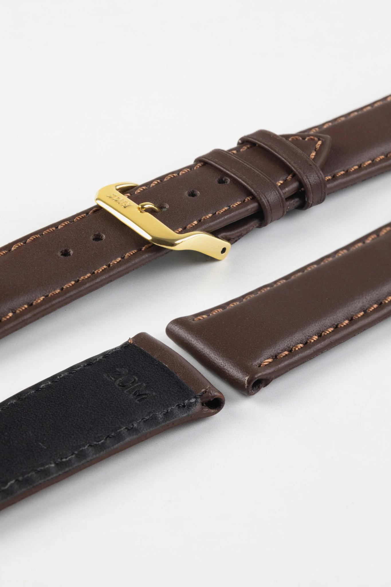RIOS1931 OFF SHORE Hydrophobic Leather Watch Strap in MOCHA - Image 5