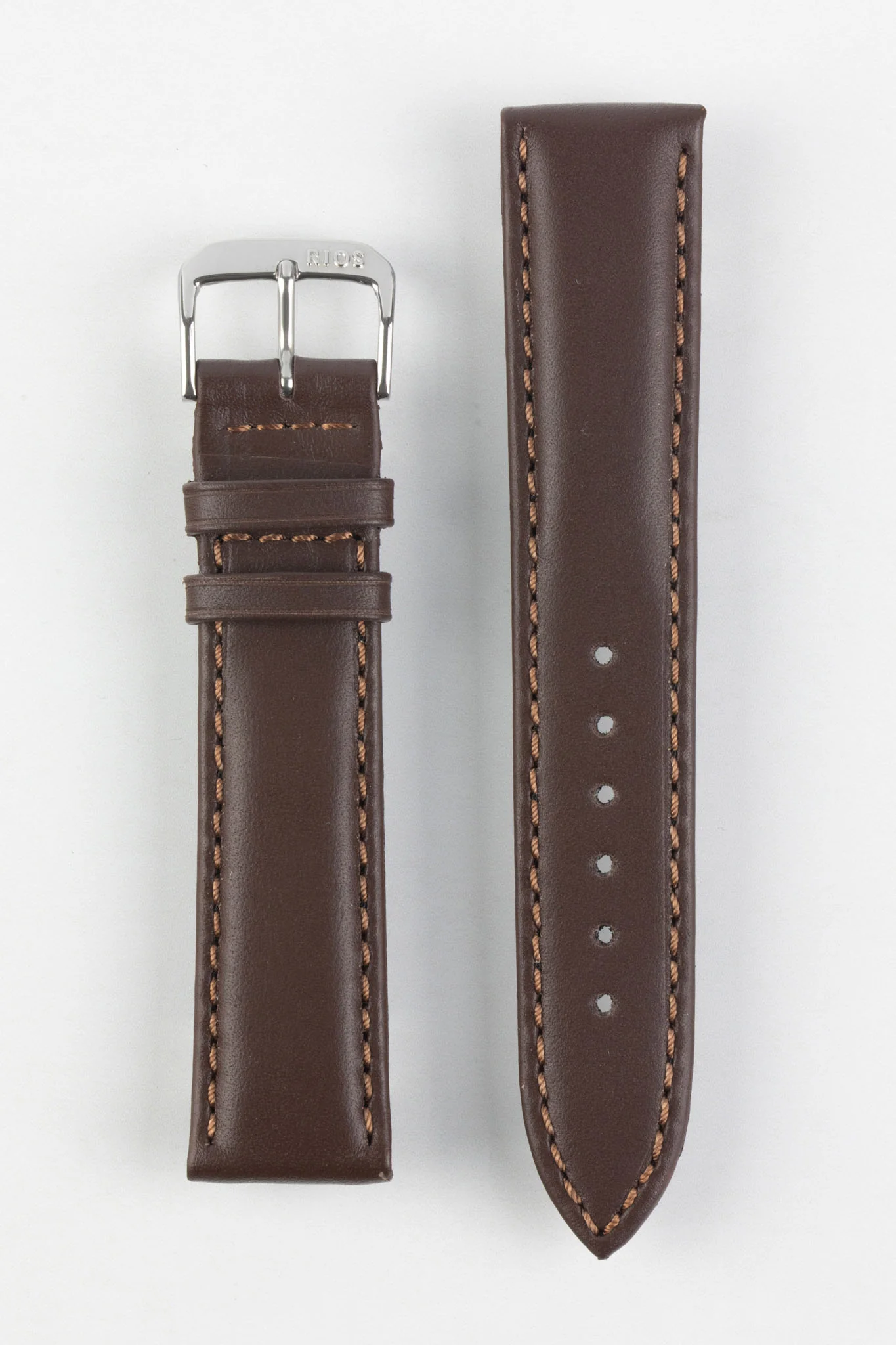 RIOS1931 OFF SHORE Hydrophobic Leather Watch Strap in MOCHA - Image 6