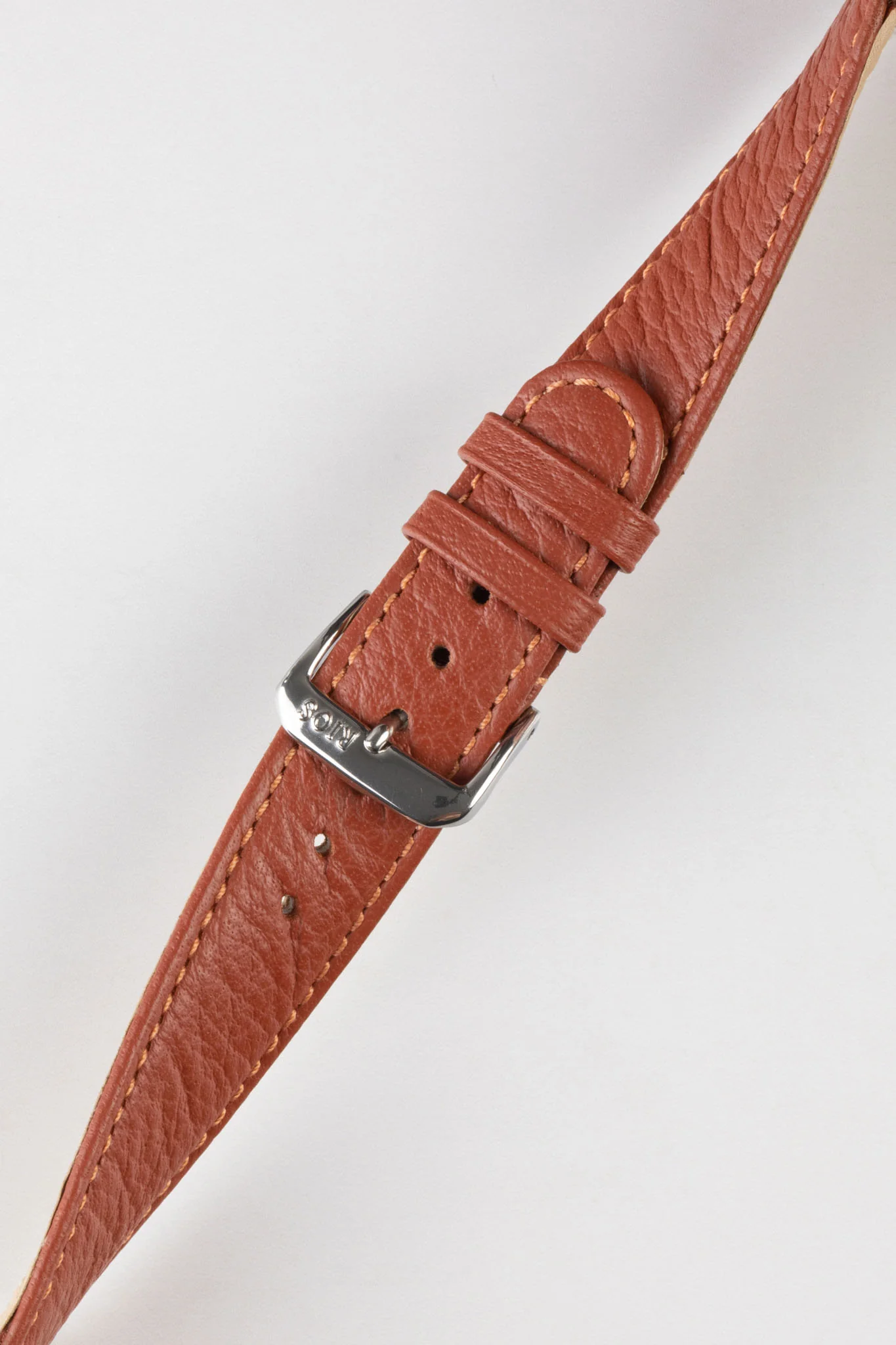 RIOS1931 TEXAS Genuine Buffalo Leather Watch Strap in COGNAC - Image 5