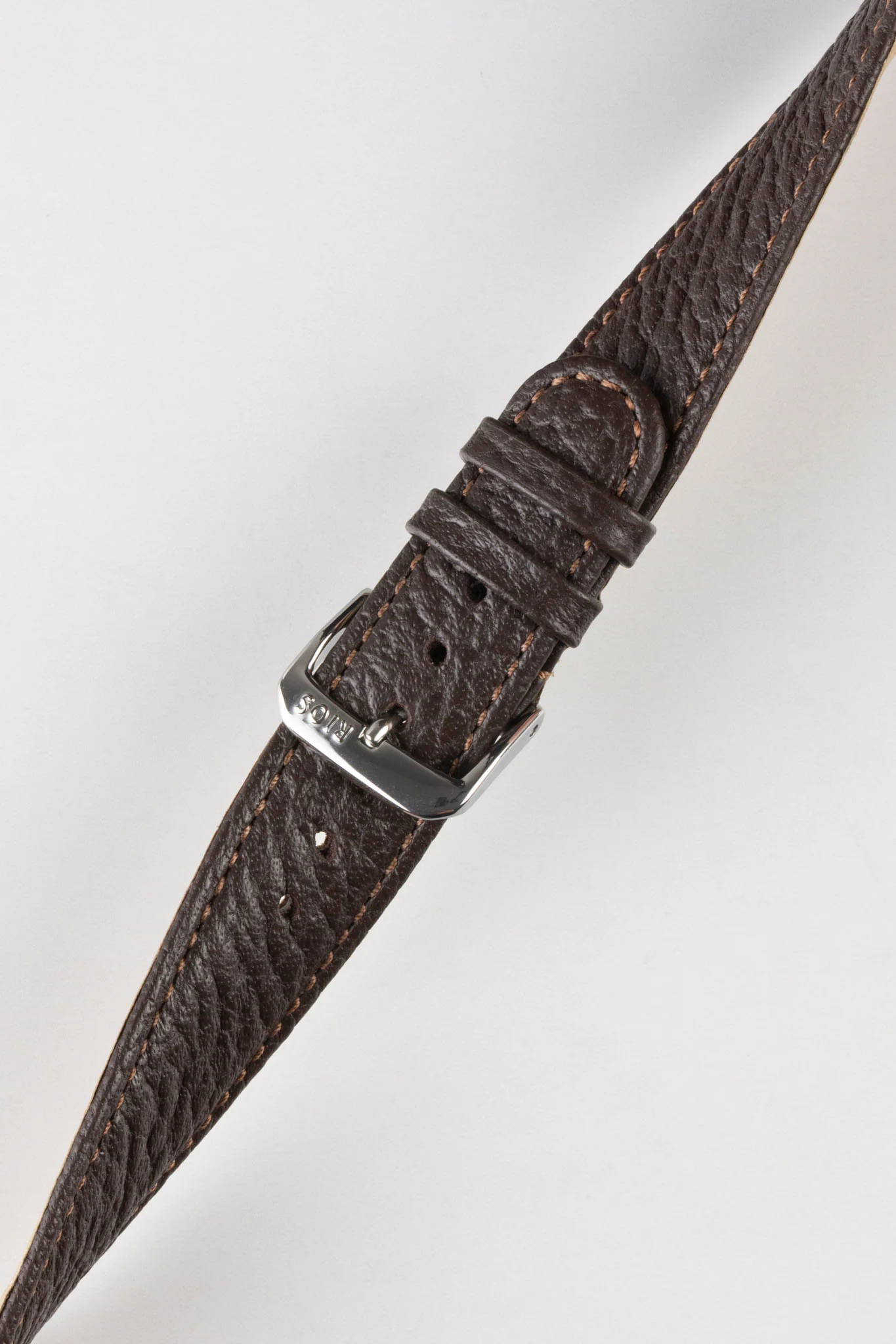 RIOS1931 TEXAS Genuine Buffalo Leather Watch Strap in MOCHA - Image 5