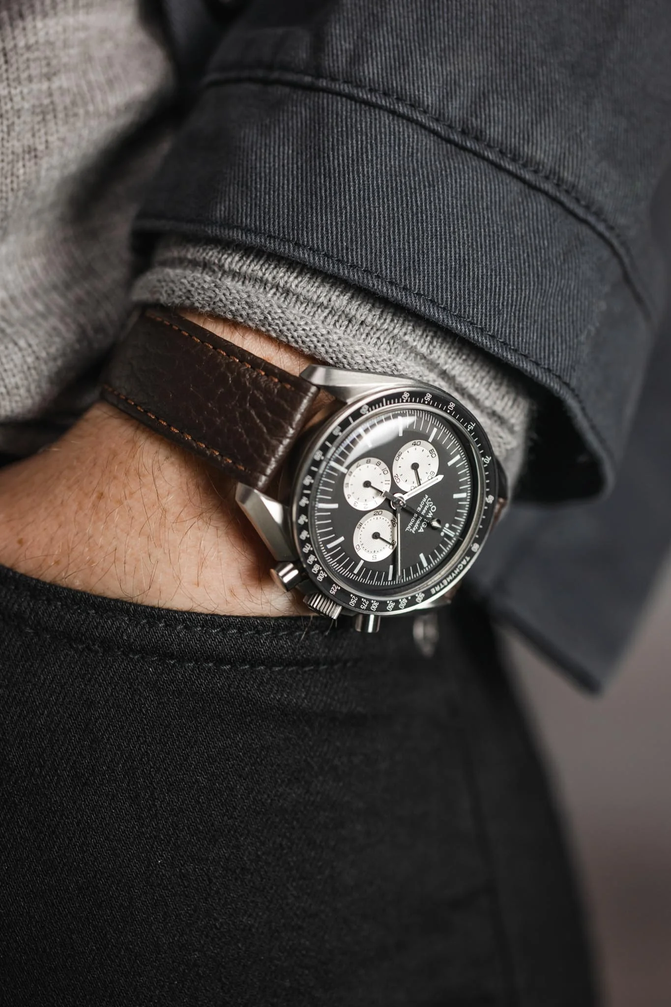 RIOS1931 TEXAS Genuine Buffalo Leather Watch Strap in MOCHA - Image 6