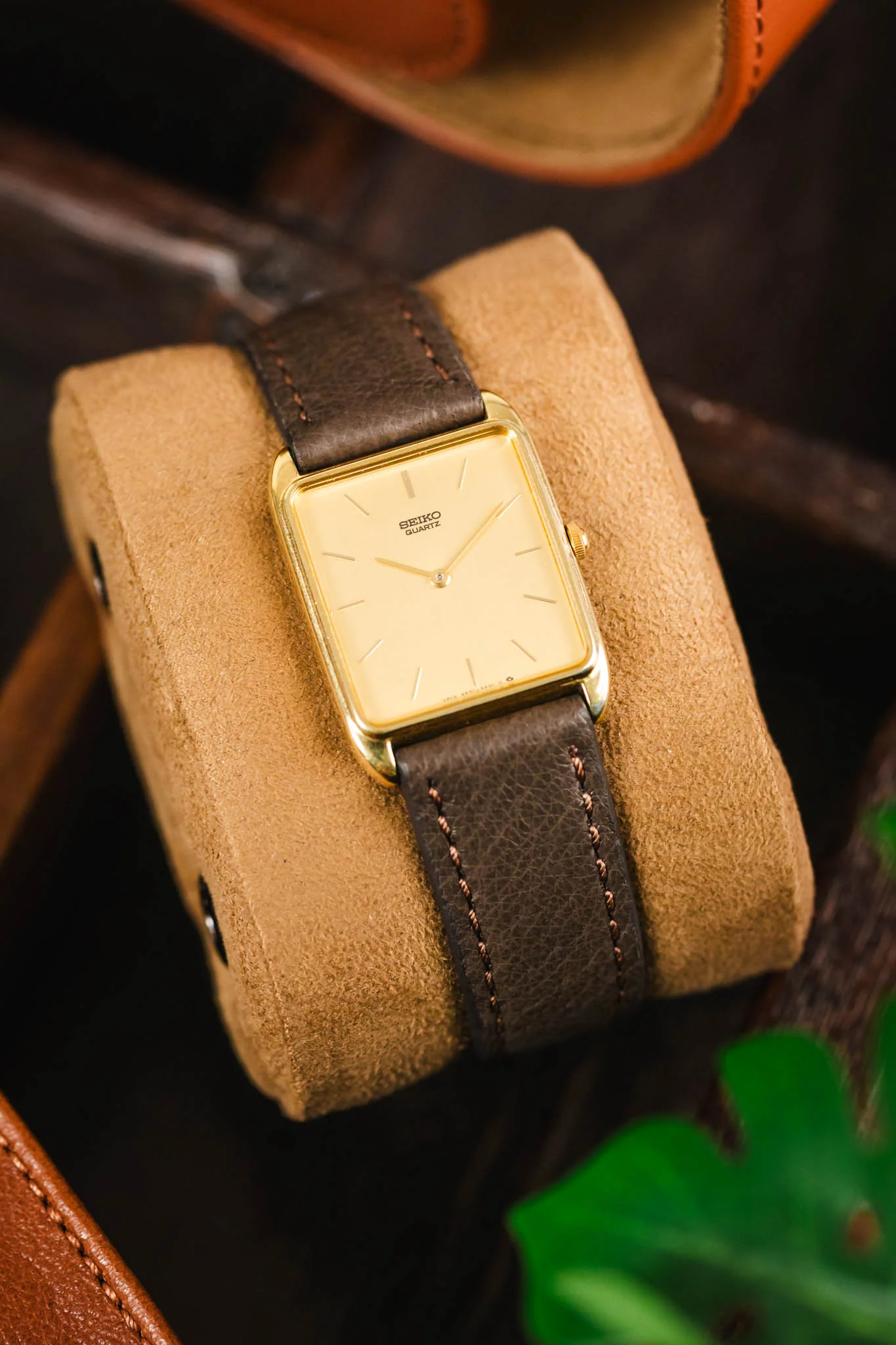 RIOS1931 TOBACCO Genuine Pigskin Leather Watch Strap in MOCHA - Image 4