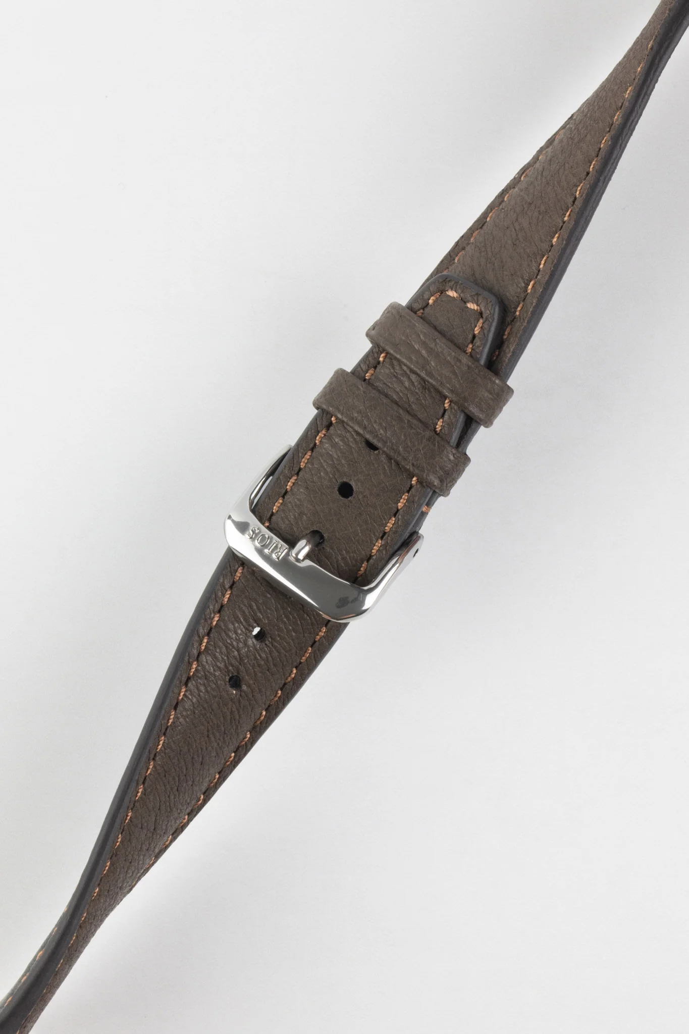 RIOS1931 TOBACCO Genuine Pigskin Leather Watch Strap in MOCHA - Image 5