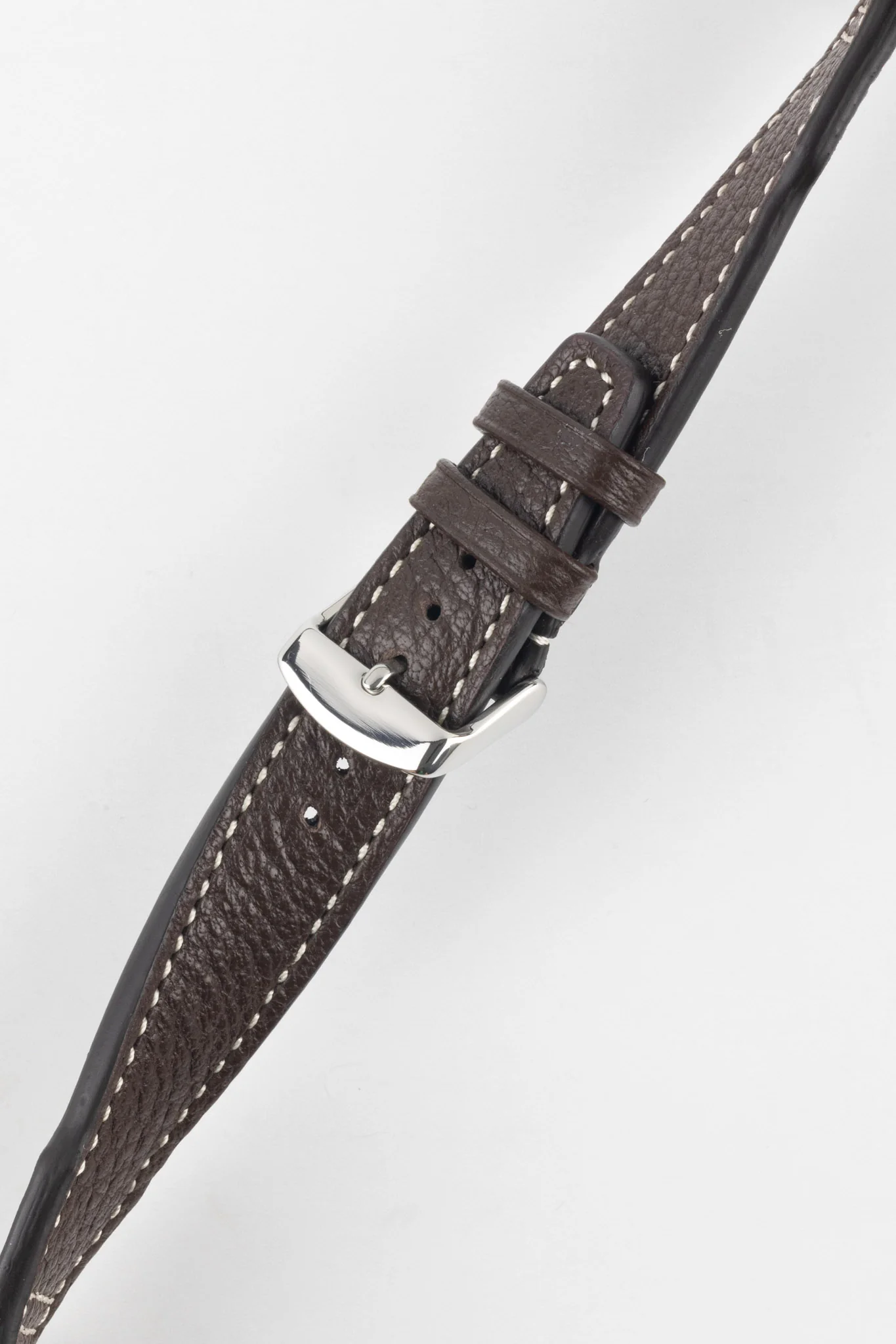 RIOS1931 TYPHOON Genuine Buffalo Leather Watch Strap in Mocha - Image 4