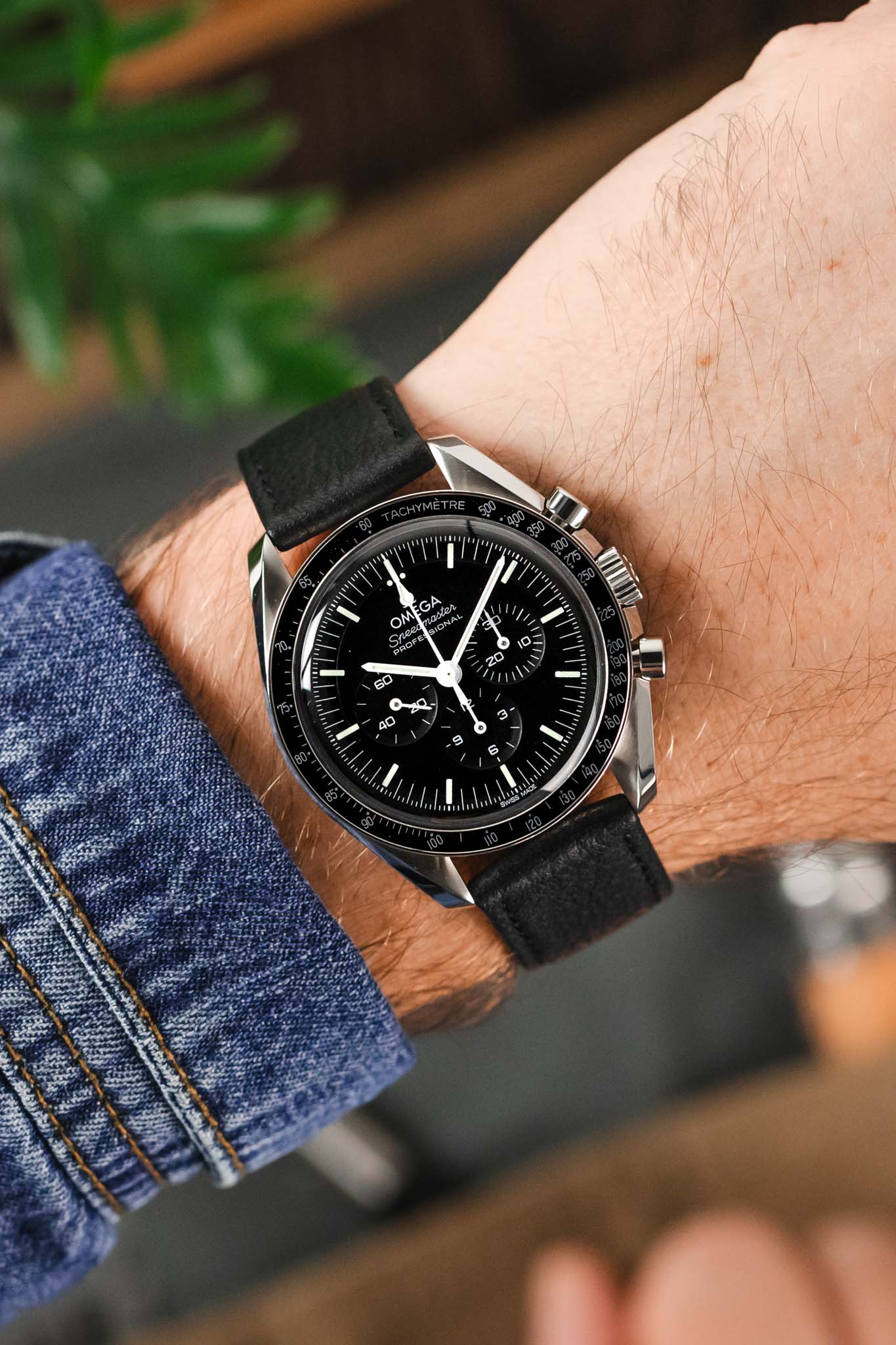RIOS1931 WAGING Organic Watch Strap in BLACK - Image 2