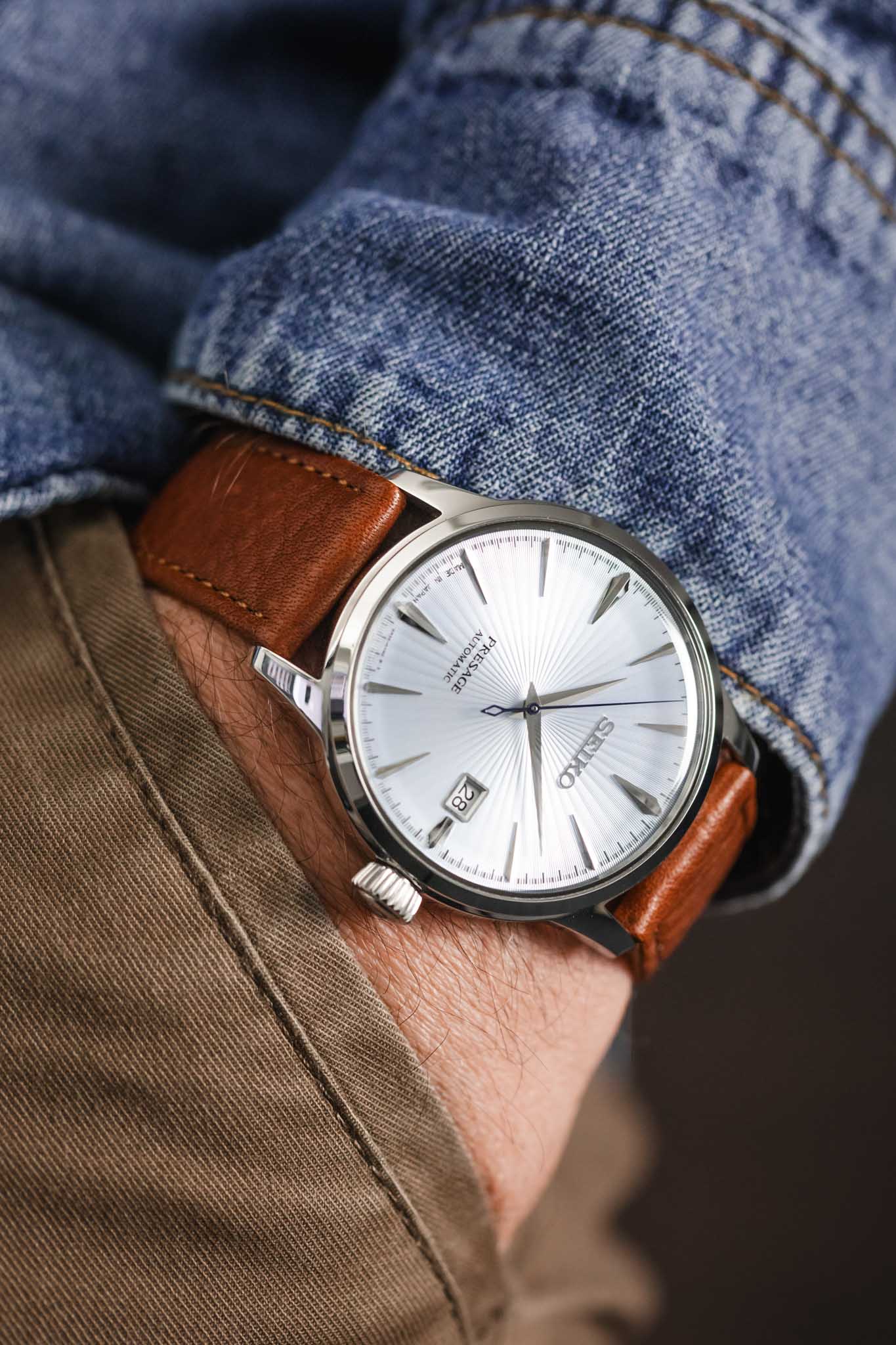 RIOS1931 WAGING Organic Watch Strap in COGNAC - Image 6