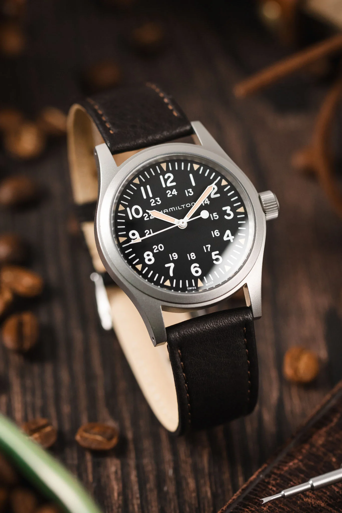 RIOS1931 WAGING Organic Watch Strap in MOCHA - Image 4