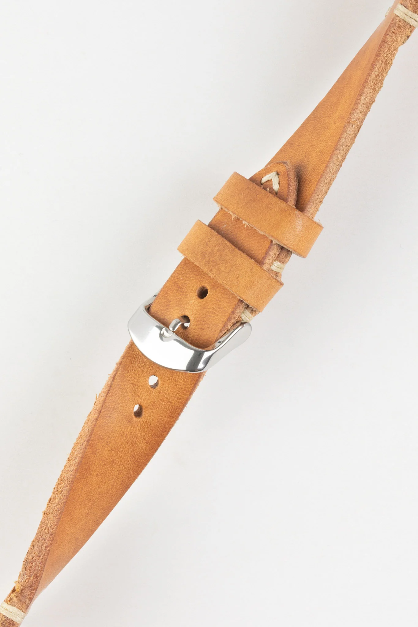 RIOS1931 WATTS Vintage Leather Watch Strap in COGNAC - Image 5