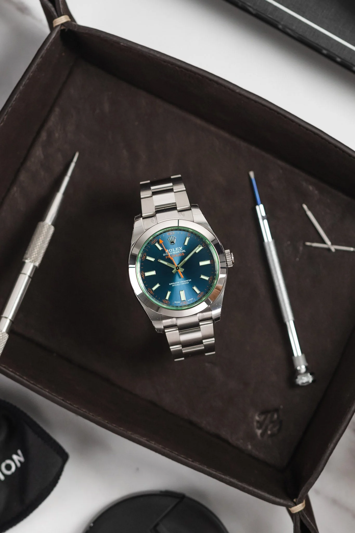 ROLEX Milgauss Blue Dial Watch - Image 2