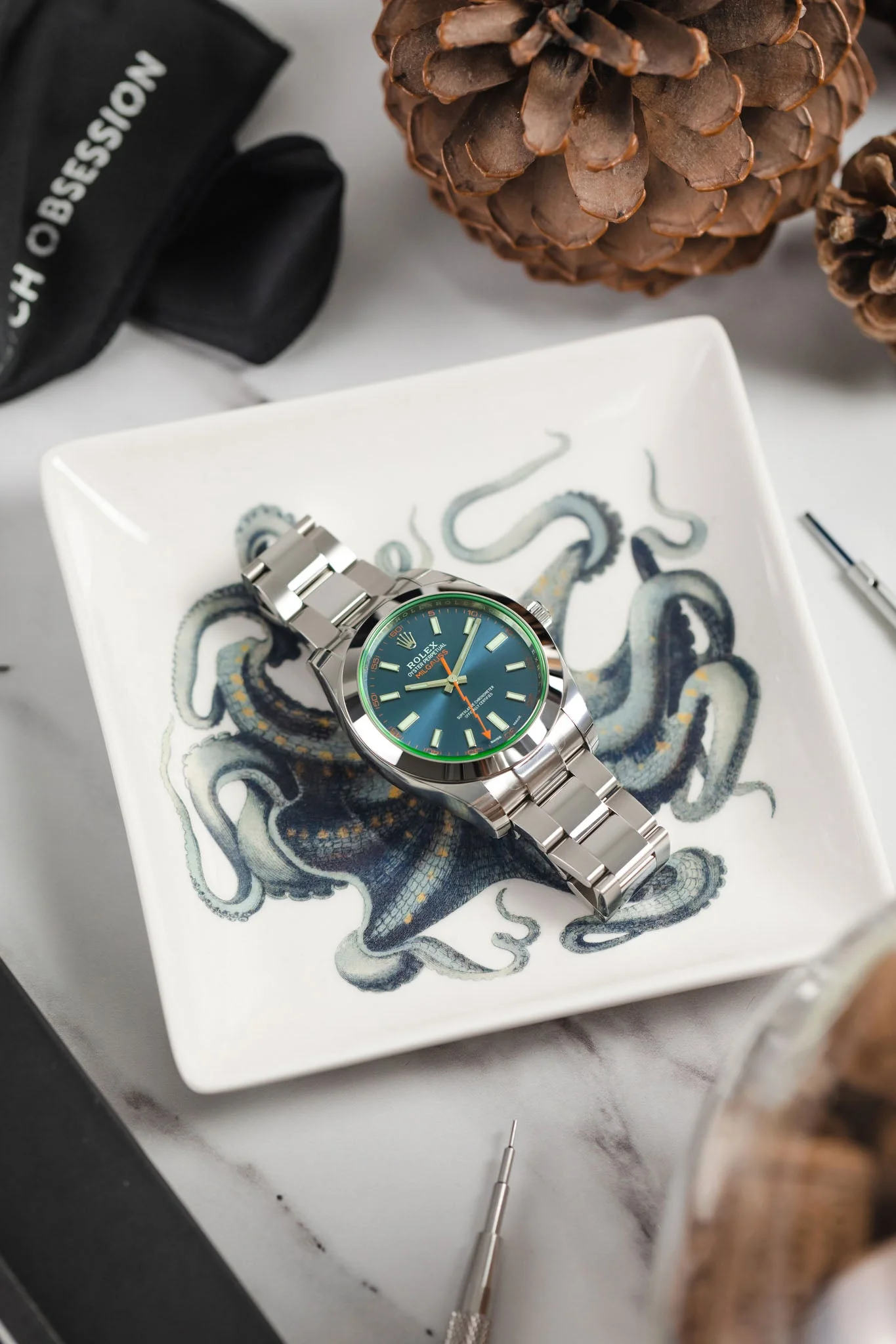 ROLEX Milgauss Blue Dial Watch - Image 6