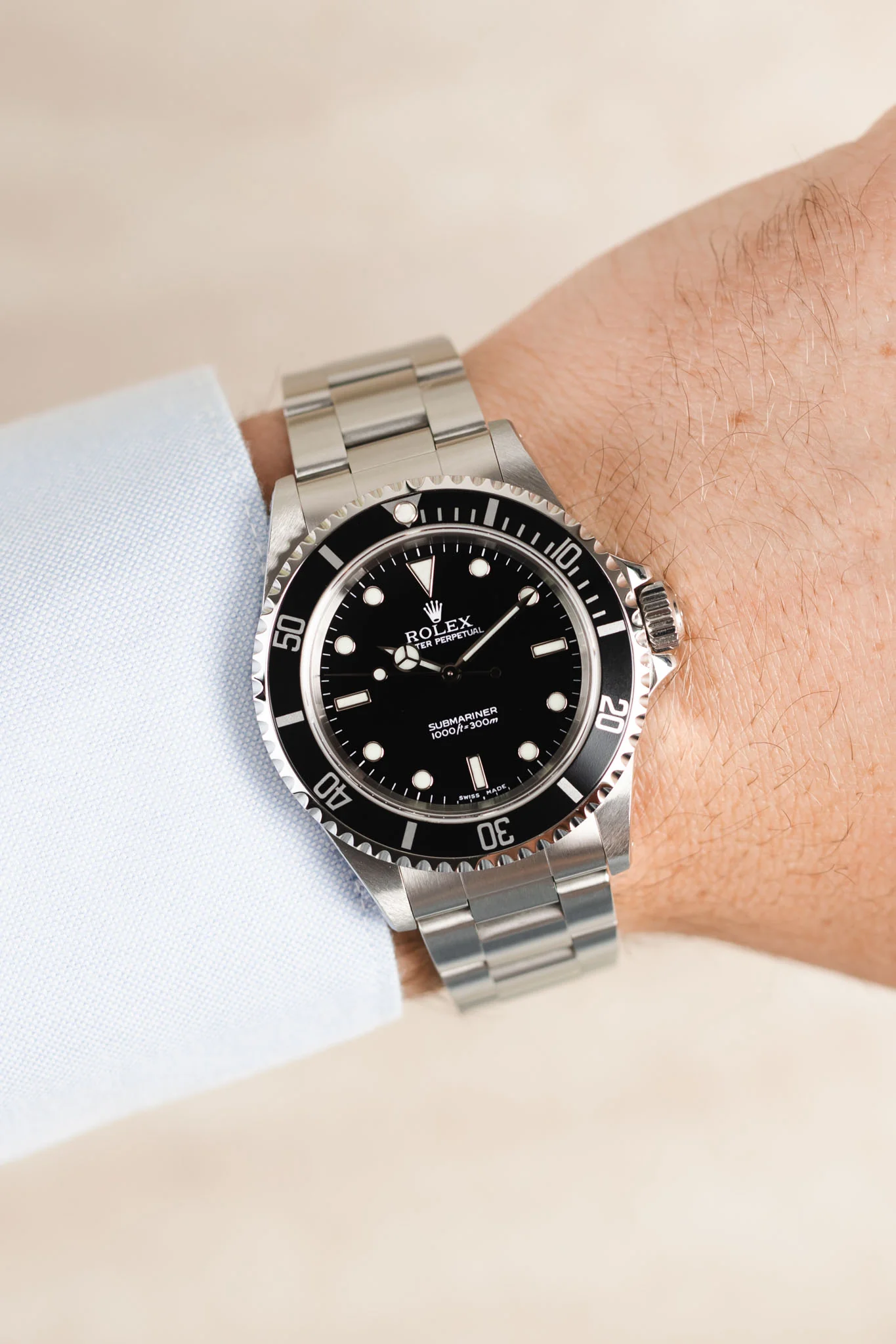 ROLEX 14060 Submariner No-Date 40mm Stainless Steel Automatic Watch - Black Dial - Image 8