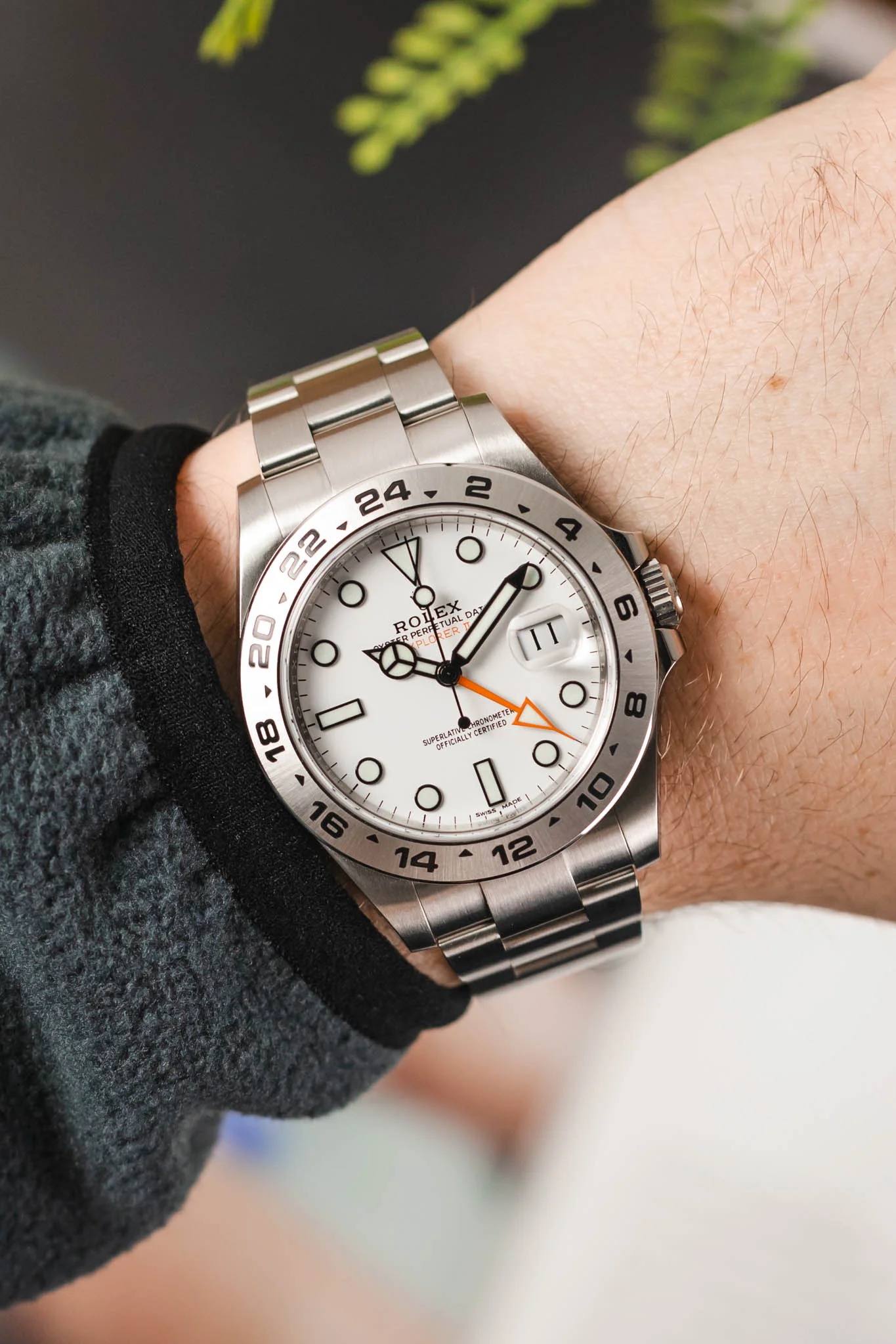 ROLEX 216570 Explorer II GMT 42mm Automatic Watch - White Dial - Image 2