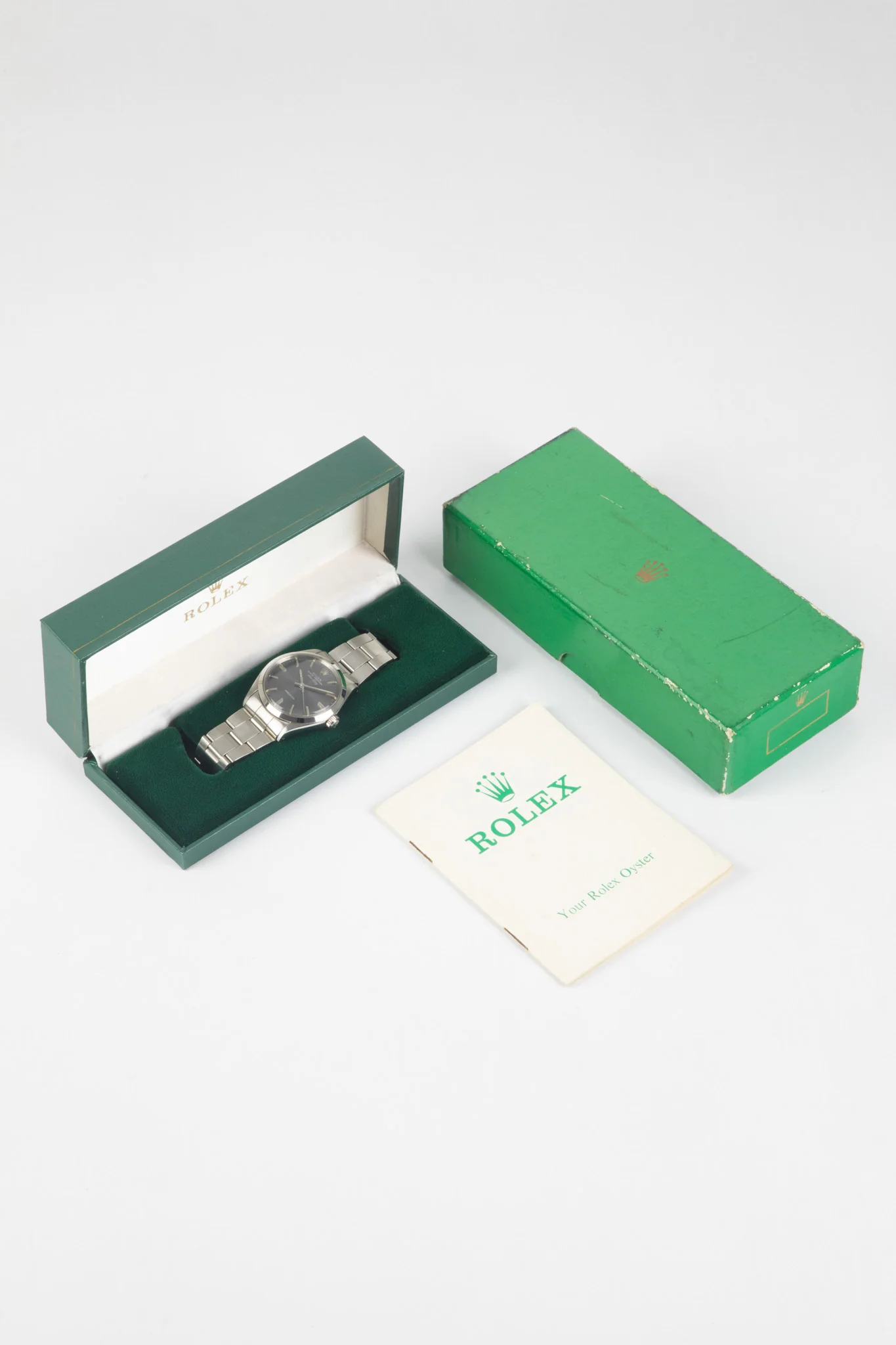 ROLEX 5500 Air King Oyster Perpetual 34mm Automatic Watch - Grey Dial - Image 11