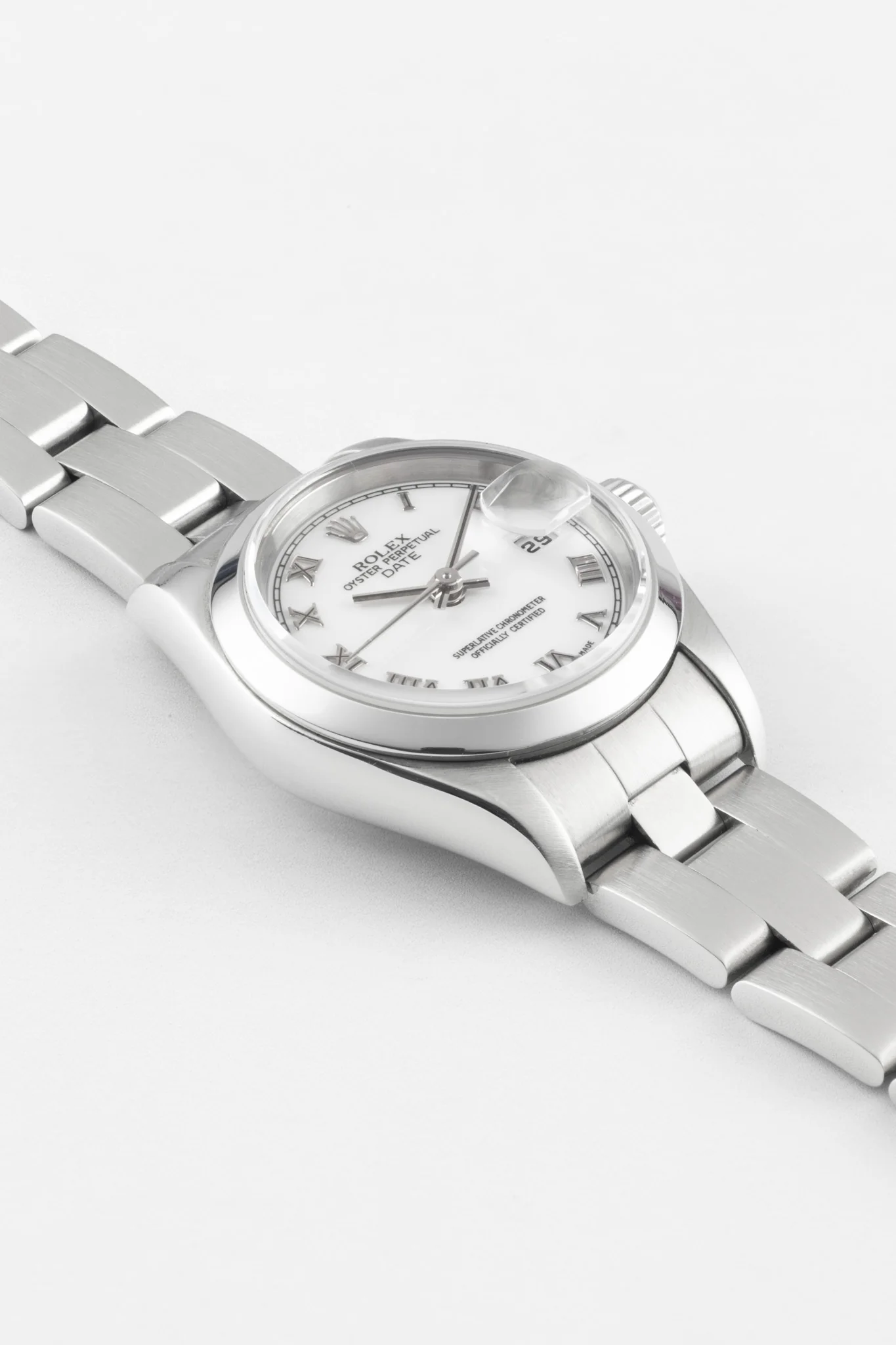 ROLEX Oyster Perpetual Lady Date - White Dial - Image 3