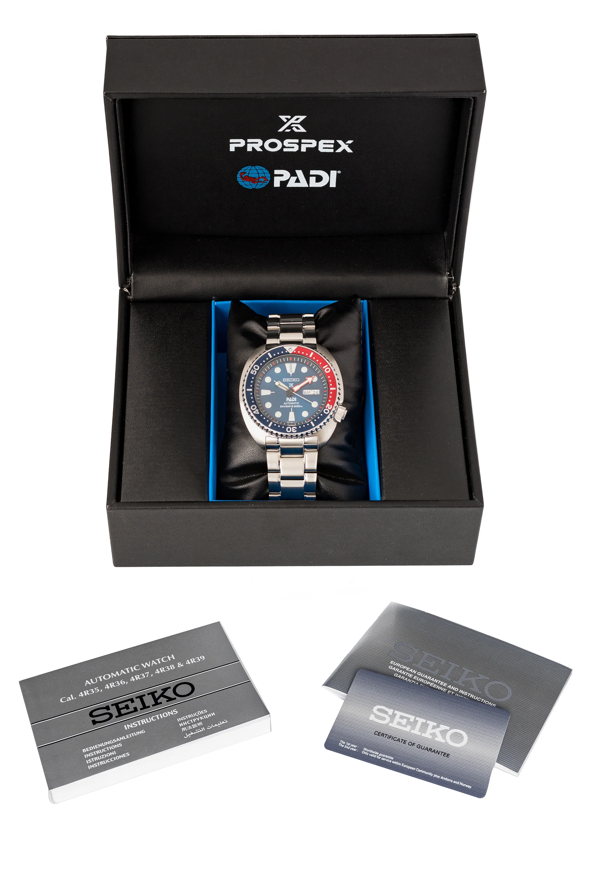 SEIKO Prospex Automatic Men's 45mm PADI Diver Watch - SRPA21K1 – Blue Dial - Image 10