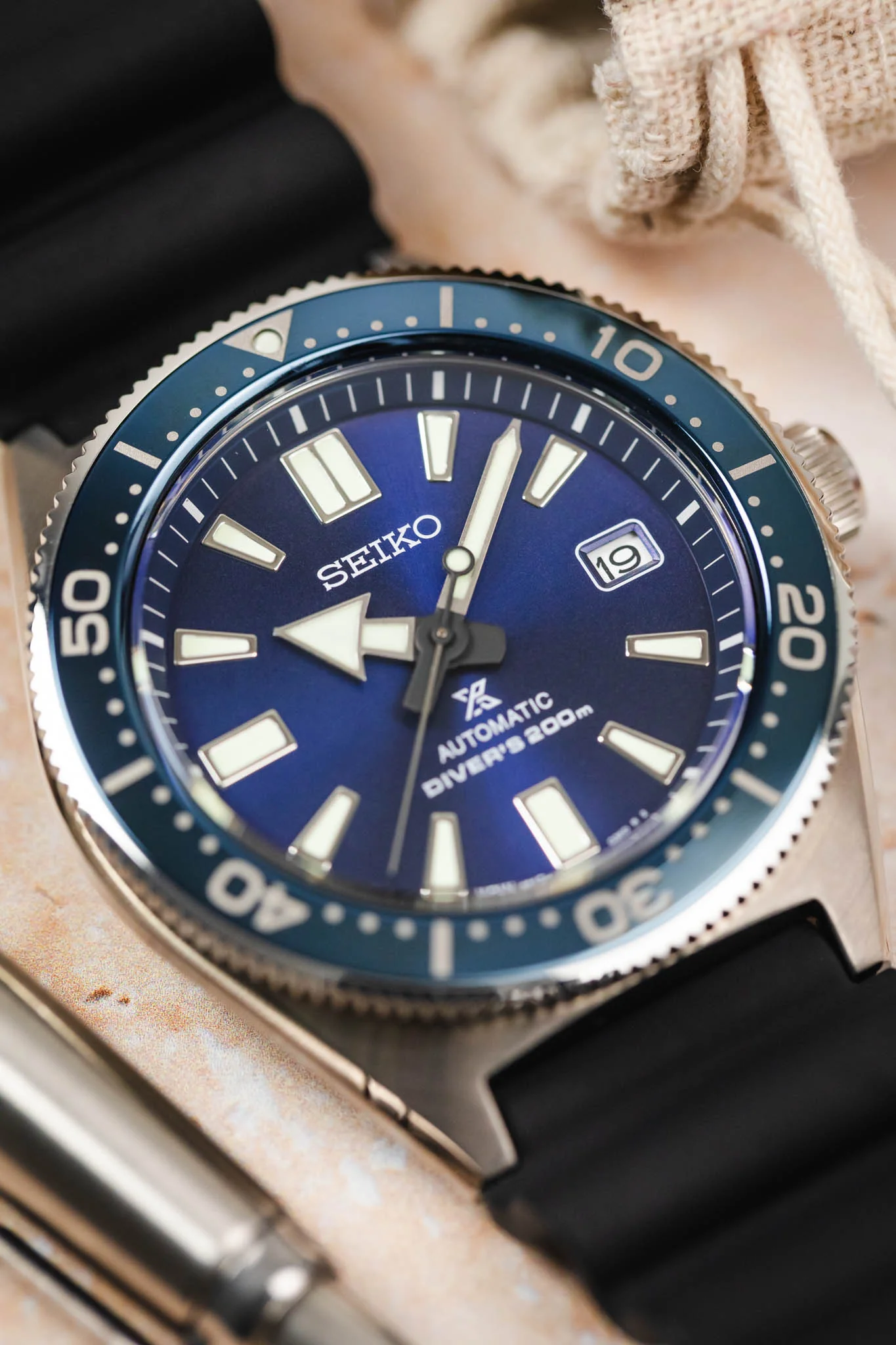 SEIKO Prospex Automatic Men's Diver Watch - SPB053J1 – Blue Dial - Image 6