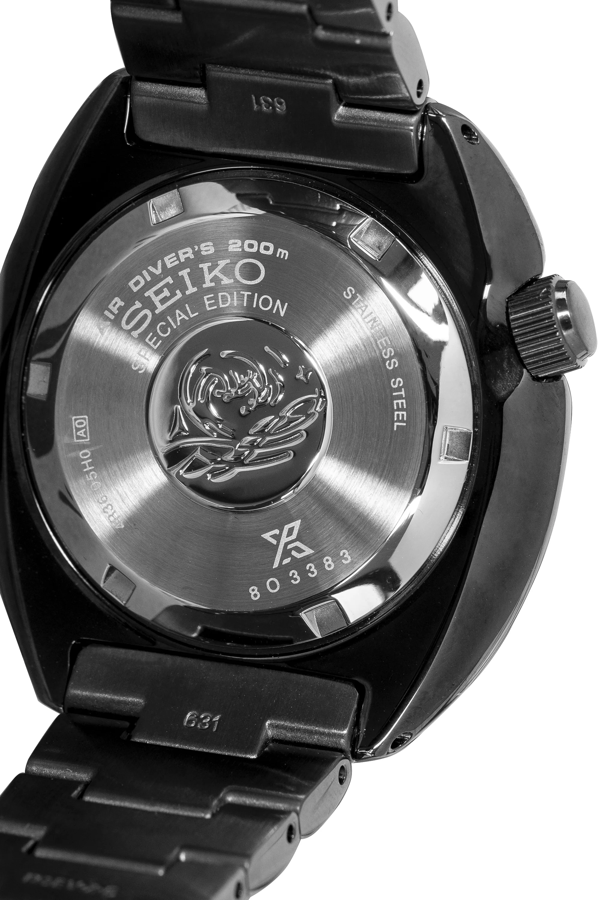 SEIKO Prospex Turtle 'Save The Ocean' Automatic Men's 45mm Diver Watch - SRPD11K1 - Black with Blue Dial - Image 9