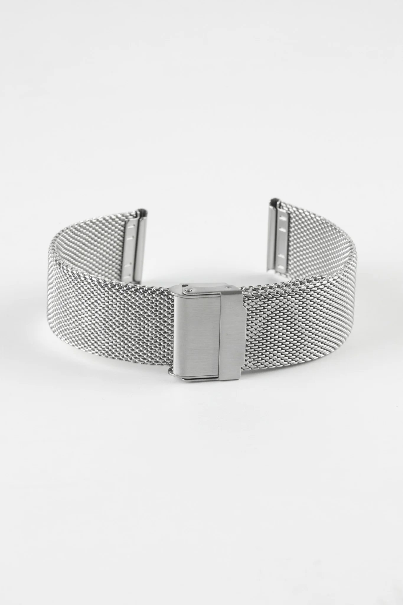 Staib SOC 2905 Stainless Steel Milanaise Mesh Watch Bracelet - POLISHED SILVER - Image 4