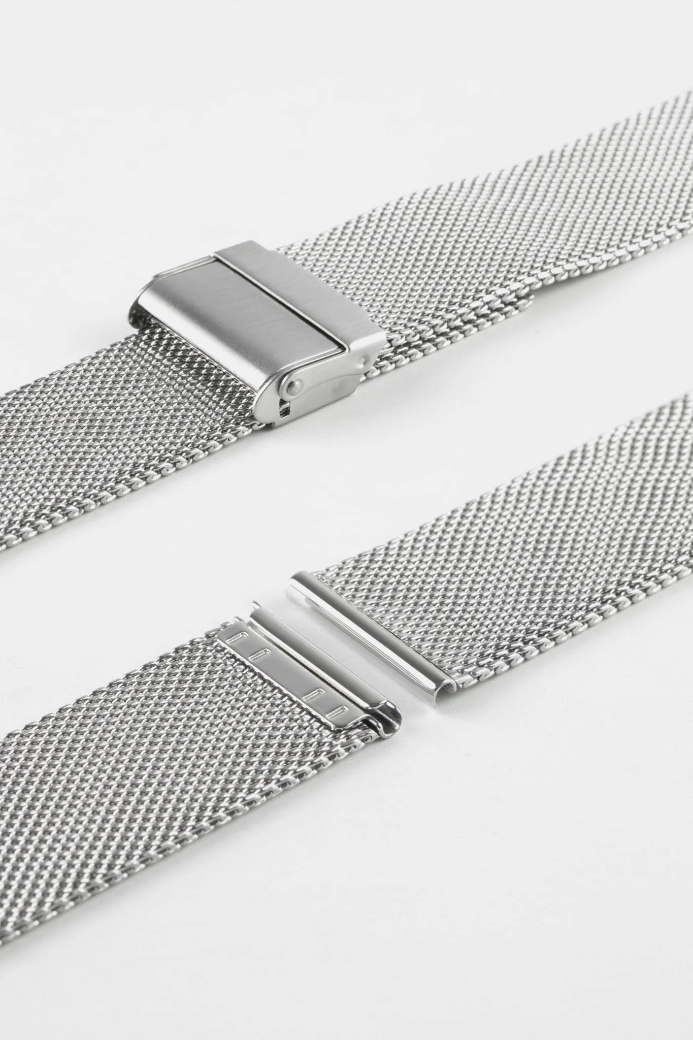 Staib SOC 2905 Stainless Steel Milanaise Mesh Watch Bracelet - POLISHED SILVER - Image 5