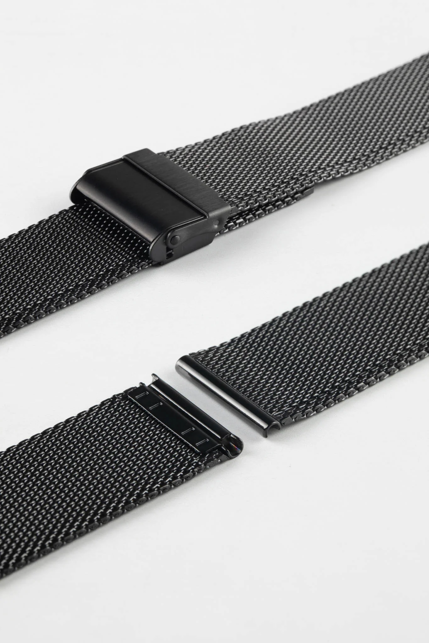 Staib SOC 2905 Stainless Steel Milanaise Mesh Watch Bracelet - BLACK - Image 5