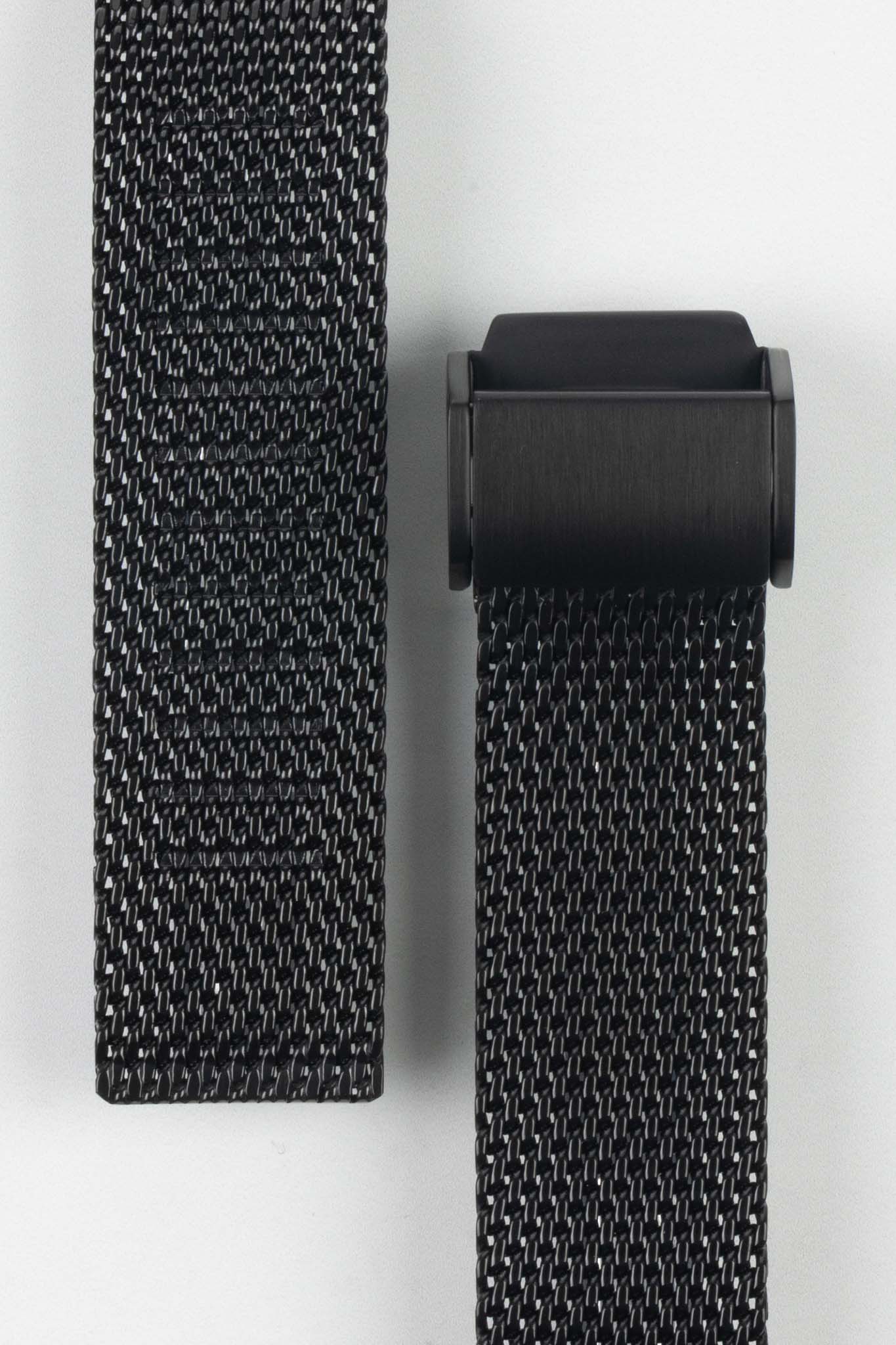 Staib SOC 2906 Quick-Release Milanaise Mesh Watch Bracelet - BLACK - Image 3