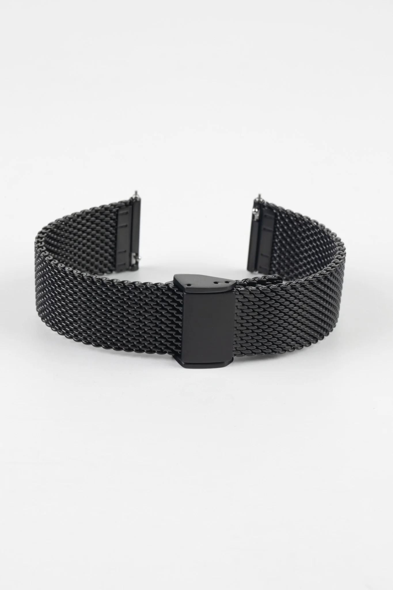Staib SOC 2906 Quick-Release Milanaise Mesh Watch Bracelet - BLACK - Image 4
