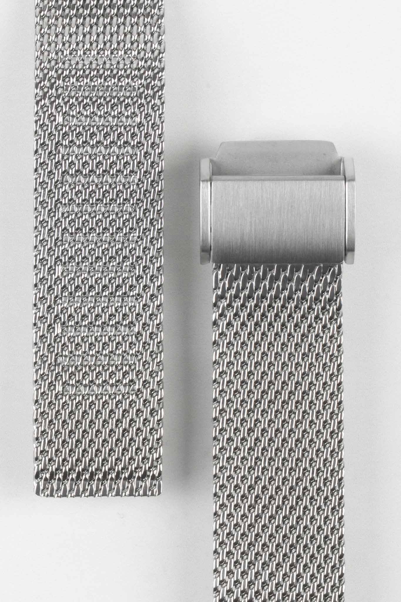 Staib SOC 2906  Quick-Release Milanaise Mesh Watch Bracelet - POLISHED SILVER - Image 3