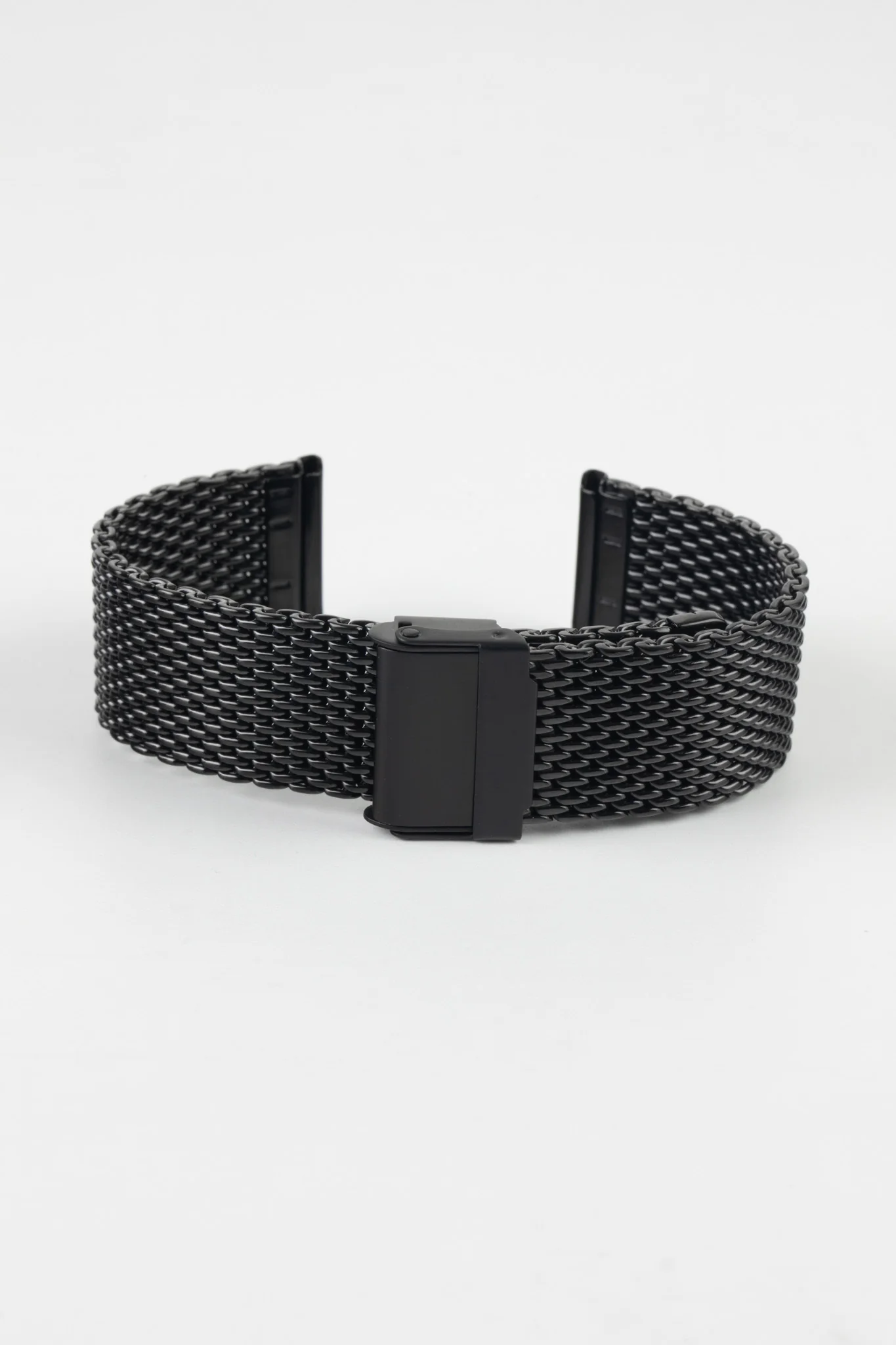 Staib SOC 2906 Stainless Steel Milanaise Mesh Watch Bracelet - BLACK - Image 4