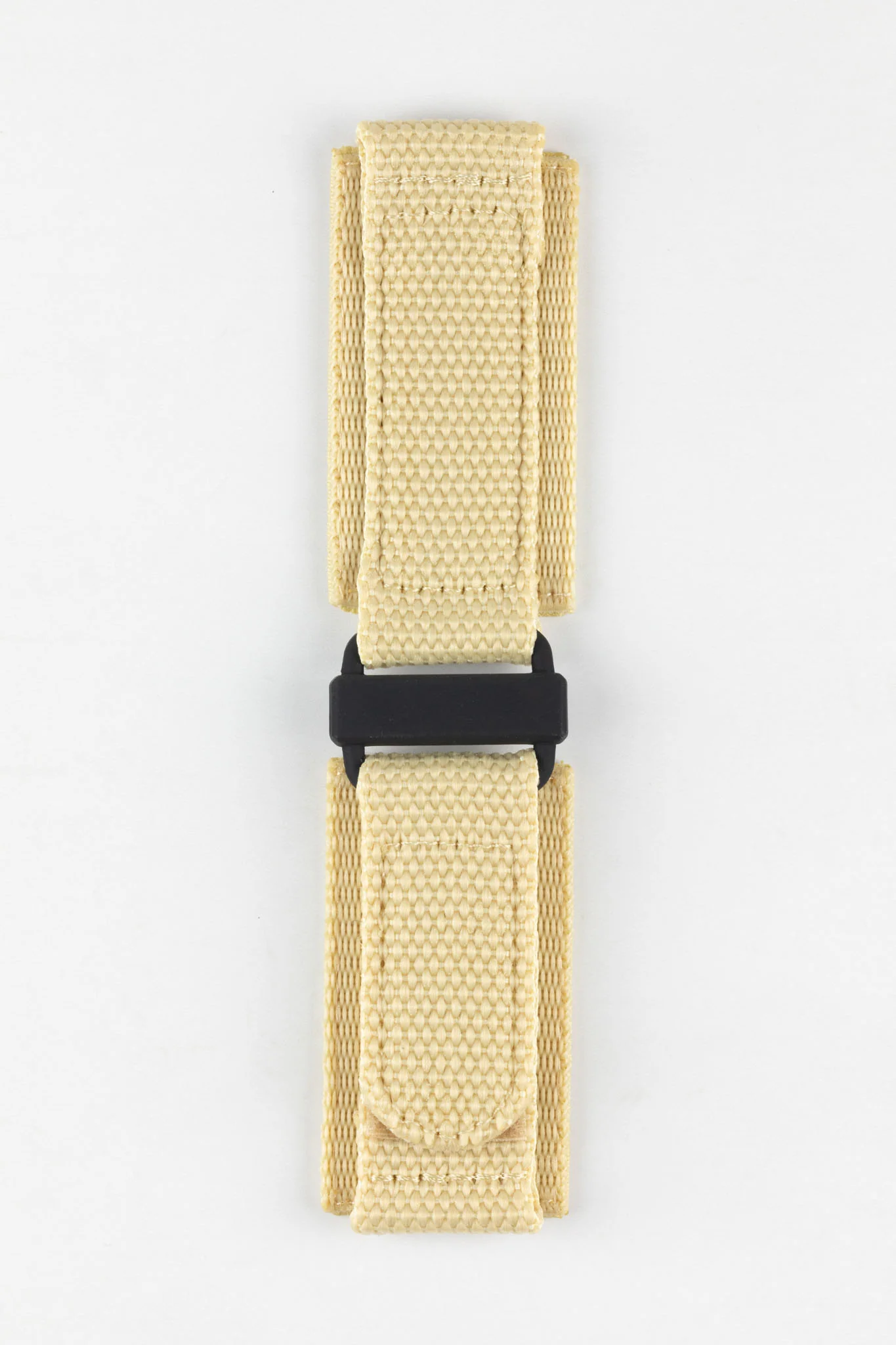 Tactical Hook & Loop Nylon Watch Strap in KHAKI - Image 2