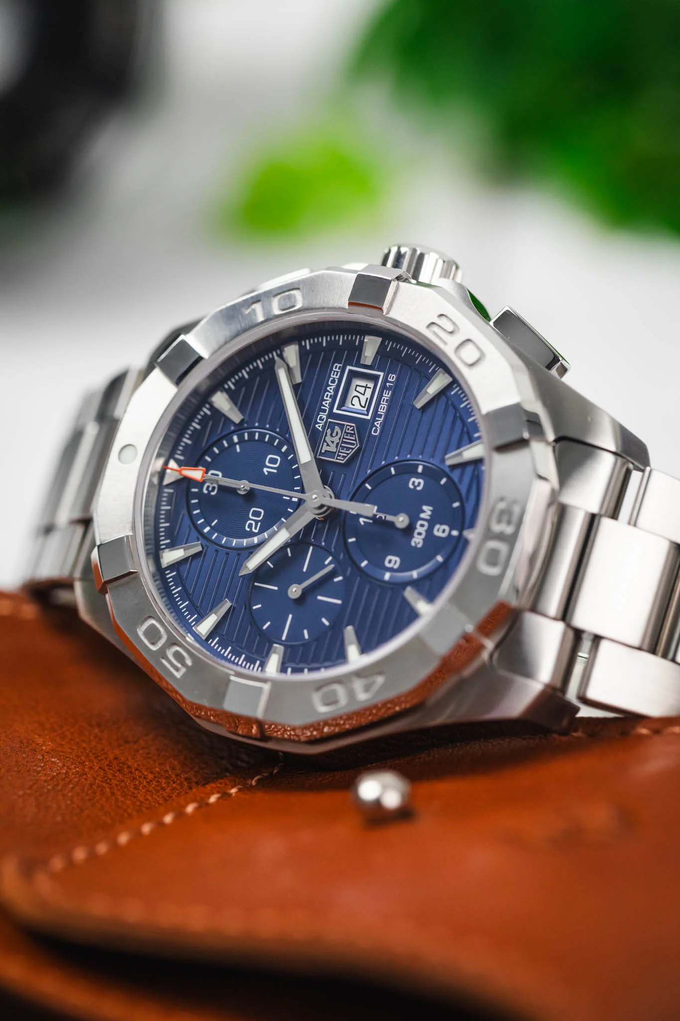 TAG HEUER Aquaracer 300m - Blue Chrono 43mm - Image 6