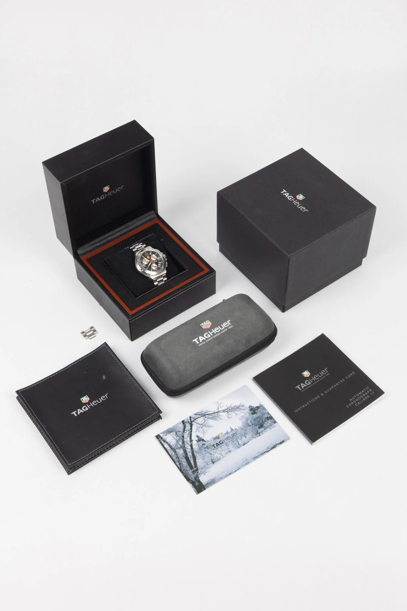 TAG HEUER CAC111B.BA0850 Indy 500 41mm Quartz Chronograph Watch - Black Dial - Image 10