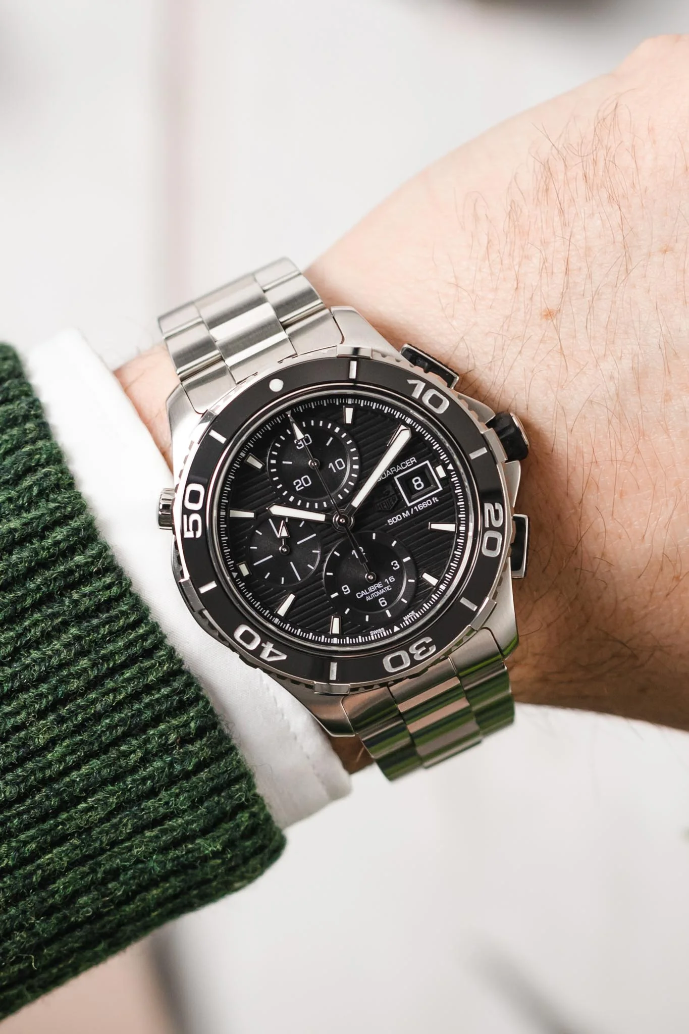 TAG HEUER Aquaracer Chrono 43mm  – Black - Image 2