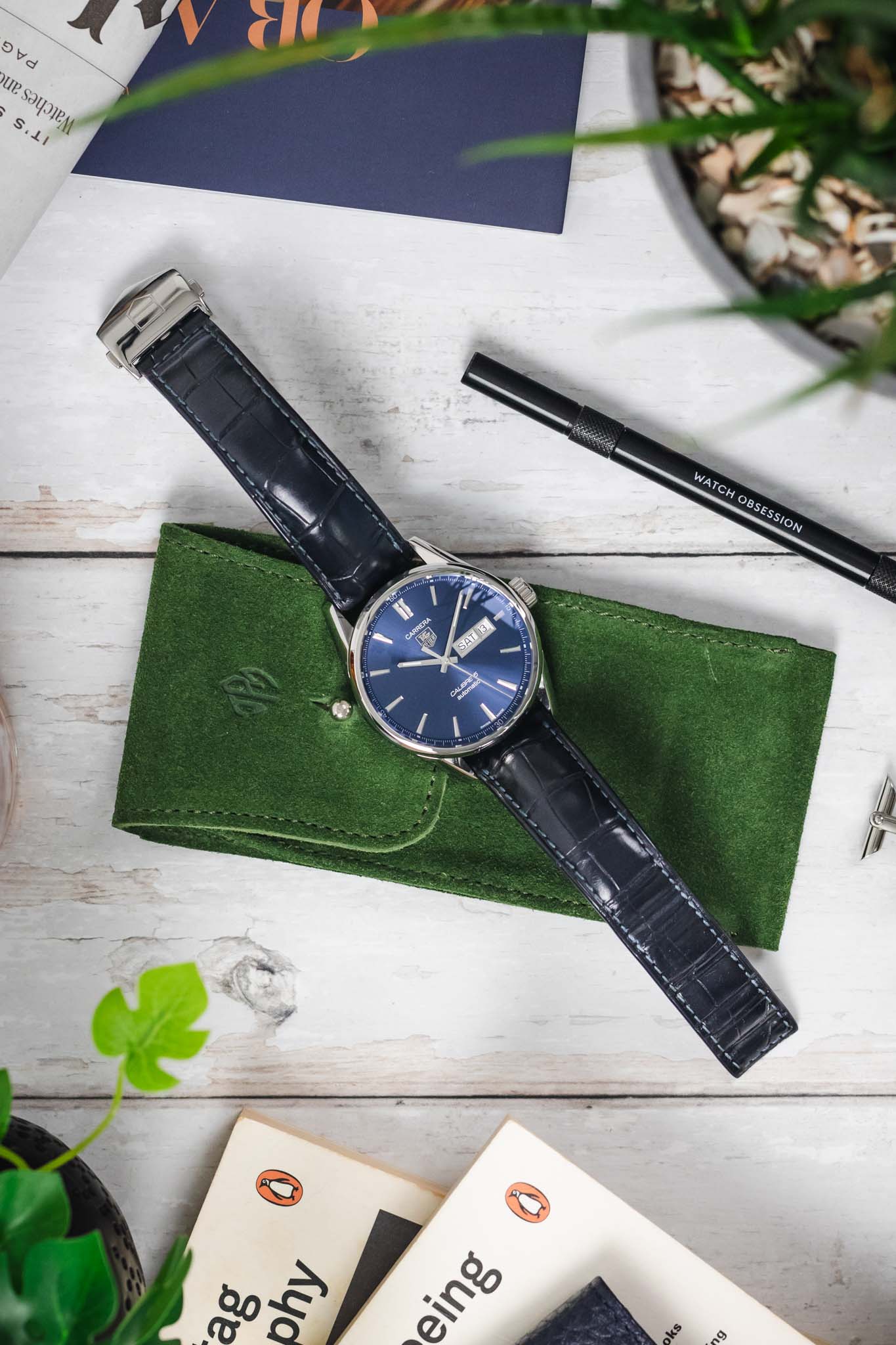 TAG HEUER Carrera Day Date – Sunray Blue dial 43mm - Image 8