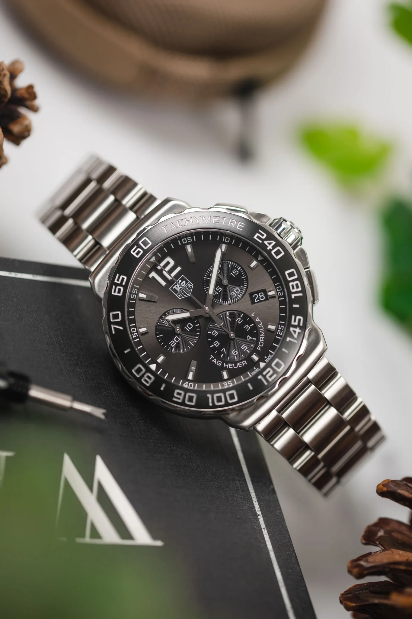 TAG HEUER CAU1115.BA0858 Formula 1 41mm Quartz Chronograph - Grey Dial - Image 4