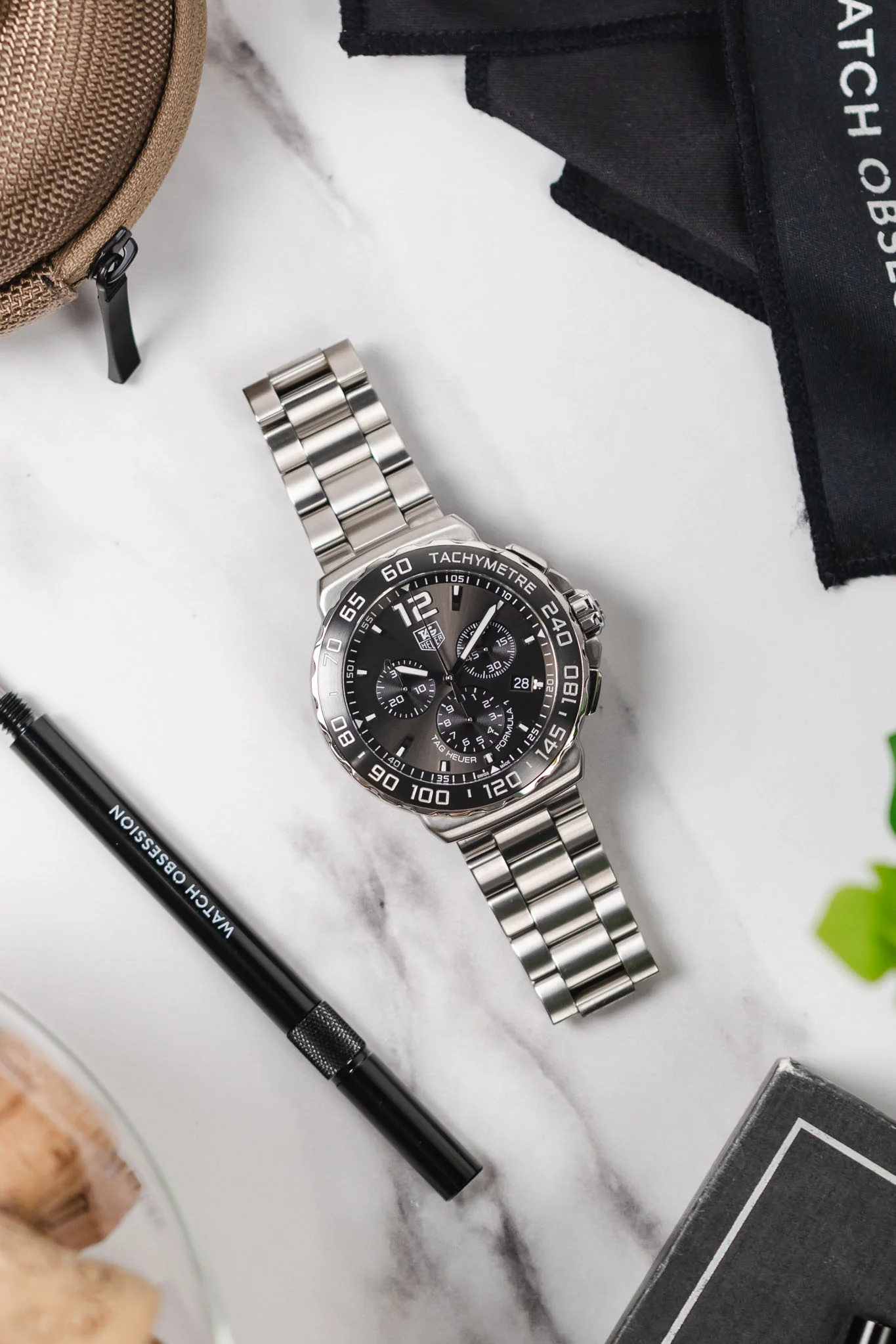 TAG HEUER CAU1115.BA0858 Formula 1 41mm Quartz Chronograph - Grey Dial - Image 8