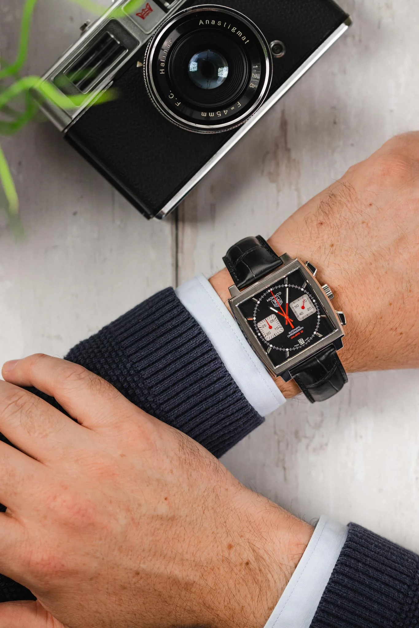 TAG HEUER  Monaco Automatic Chronograph 39mm - Black - Image 6