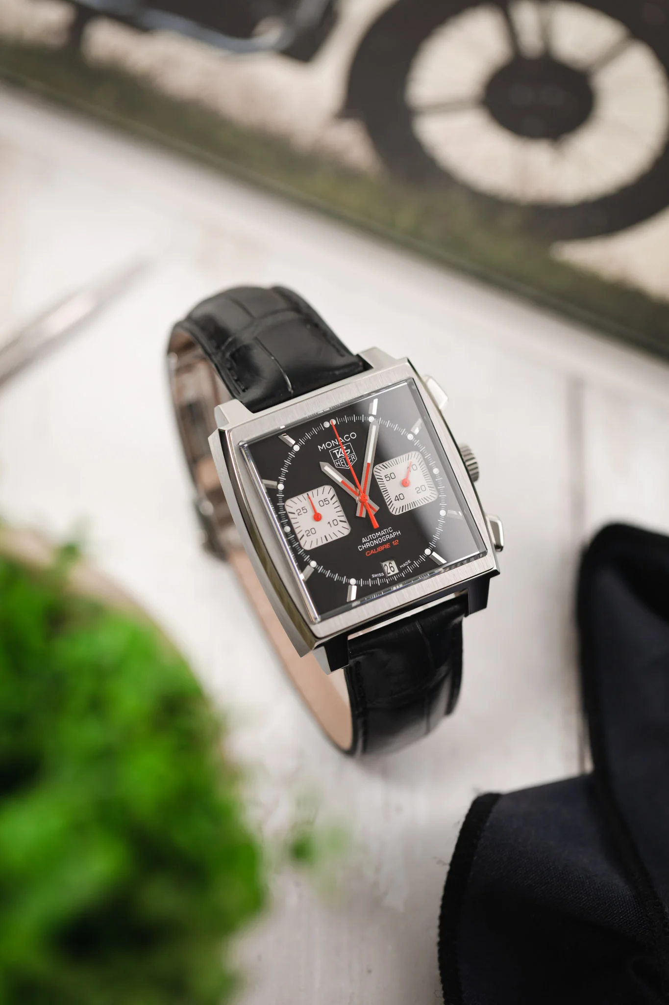 TAG HEUER  Monaco Automatic Chronograph 39mm - Black - Image 8