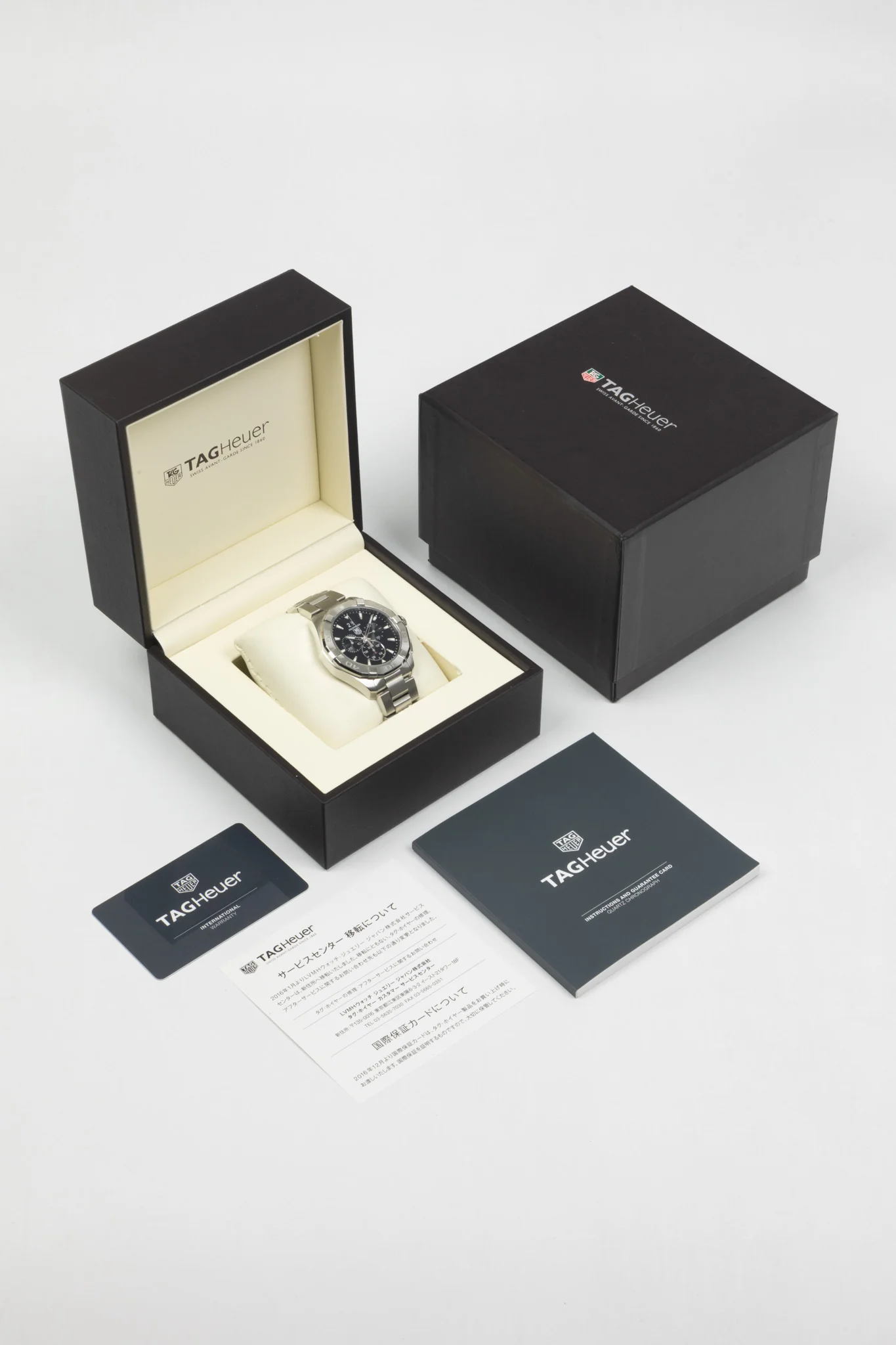 TAG HEUER CAY1110.BA0927 Aquaracer 43mm Quartz Chronograph – Steel Bezel & Black Dial - Image 9
