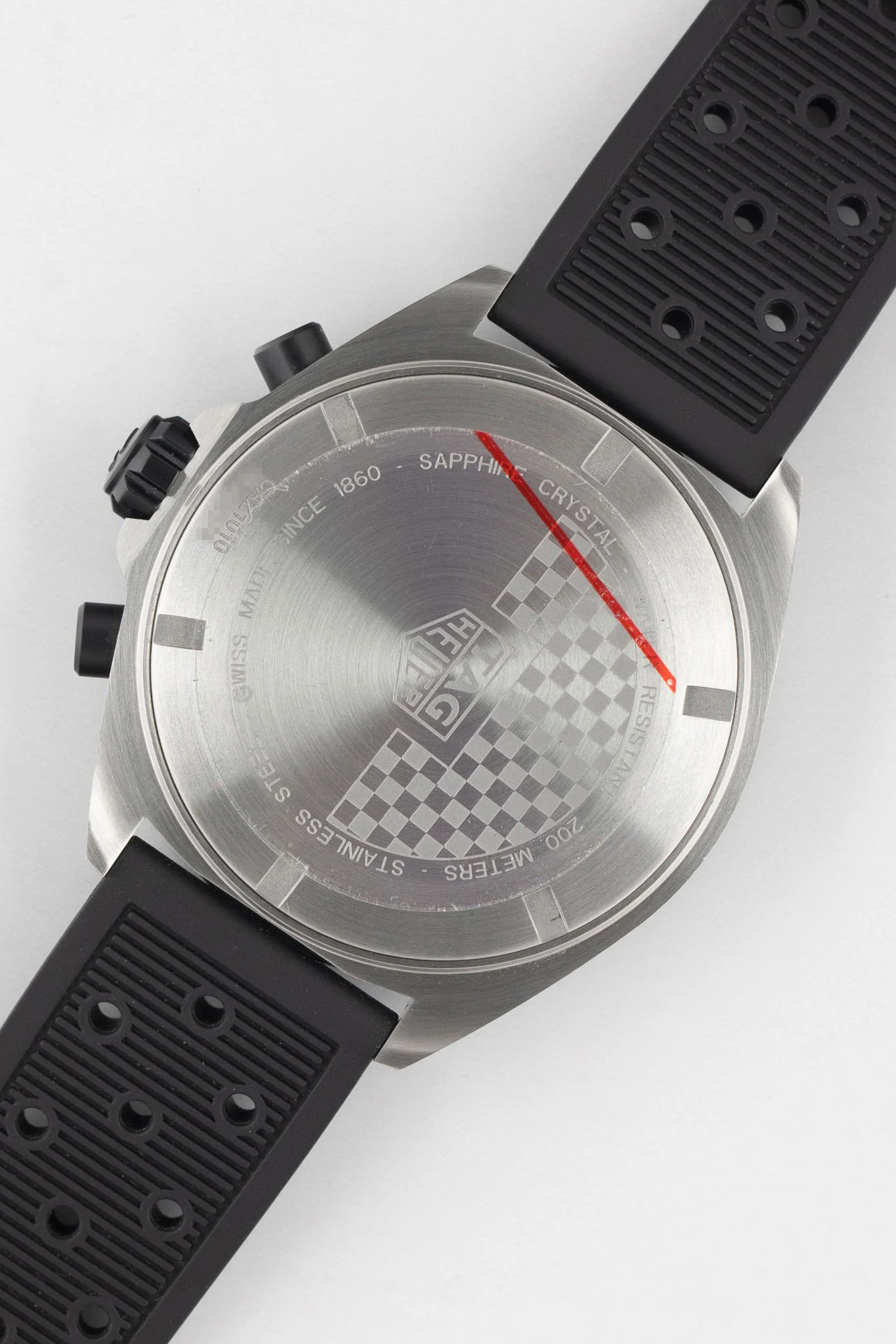 TAG HEUER CAZ1010.FT8024 Formula 1 43mm Quartz Chronograph – Black Dial & Rubber Strap - Image 7