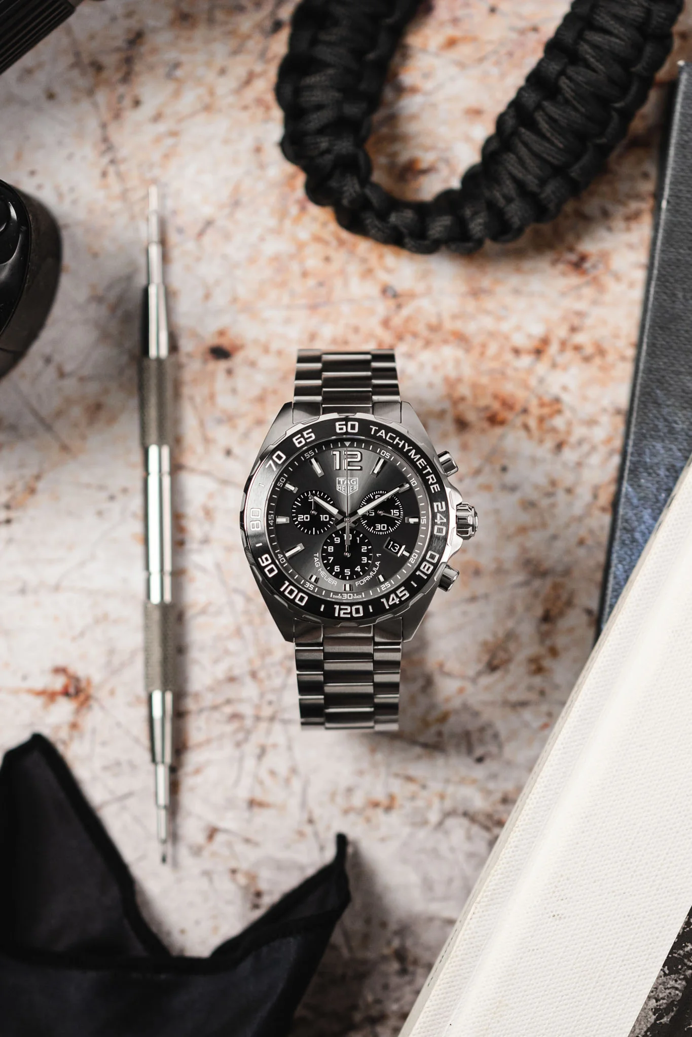 TAG HEUER CAZ1011.BA0842 Formula 1 43mm Quartz Chronograph - Grey Dial - Image 4