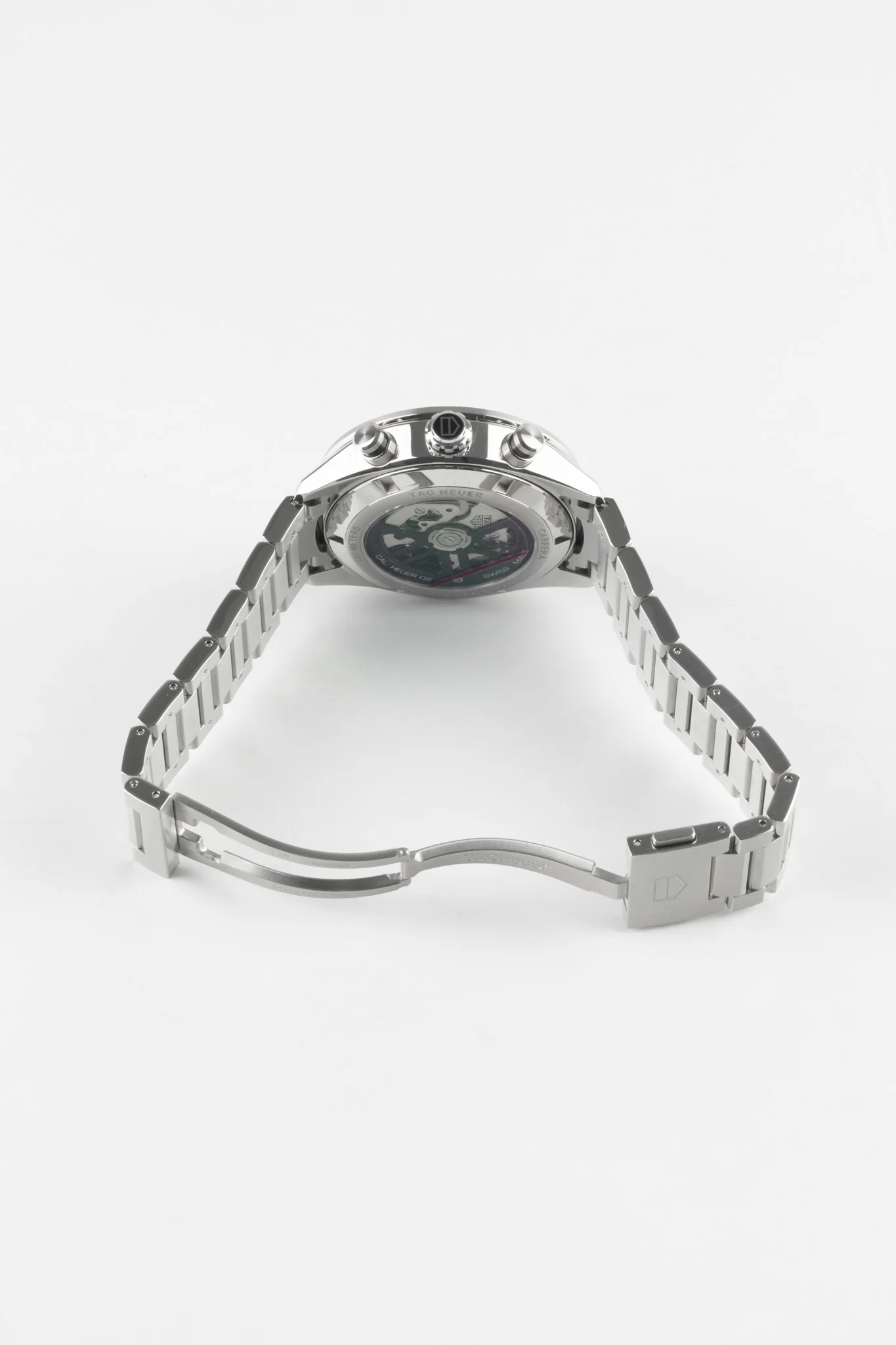 TAG HEUER CBN2A10.BA0643 Carrera Calibre Heuer 02 44mm Automatic Chronograph – Green Dial - Image 9