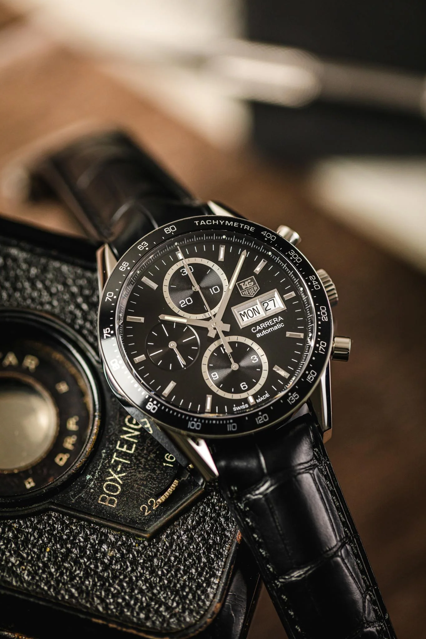 TAG HEUER Carrera Juan Manuel Fangio Limited Edition - Black - Image 6